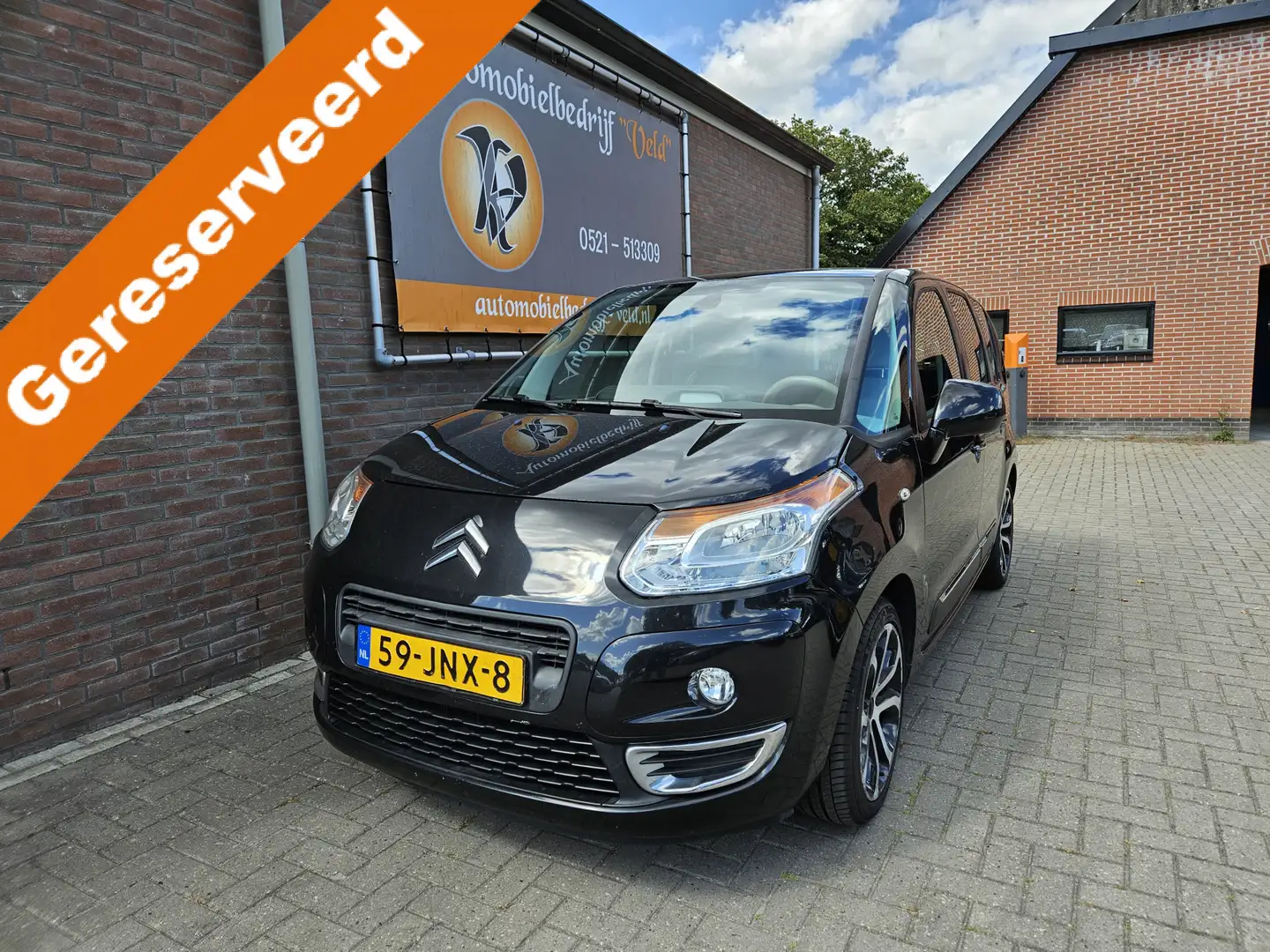 Citroen C3 Picasso 1.6 VTi Exclusive (motor defect) Zwart - 1
