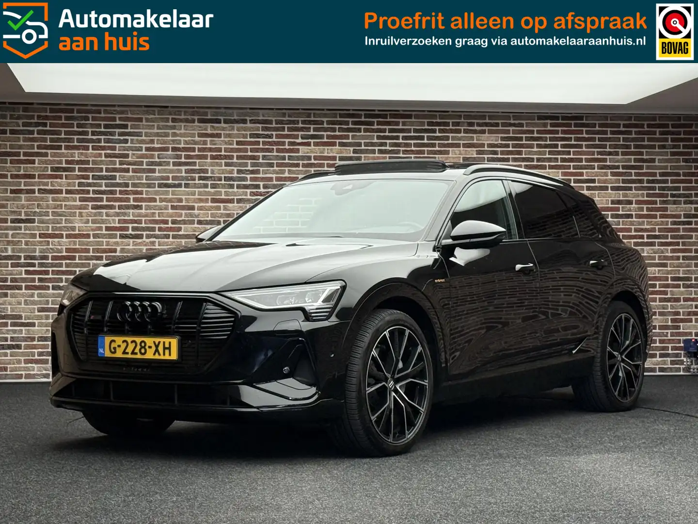Audi e-tron 50 quattro S-line Black 71 kWh DAK ACC MEMORY CAME Nero - 1