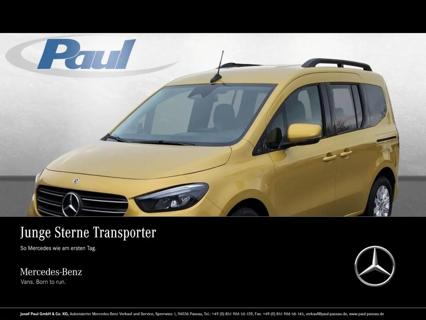 Mercedes-Benz T-Klasse T 180 Style LED+Navi+Keyless-GO+Tempomat+Kamera Geel - 1