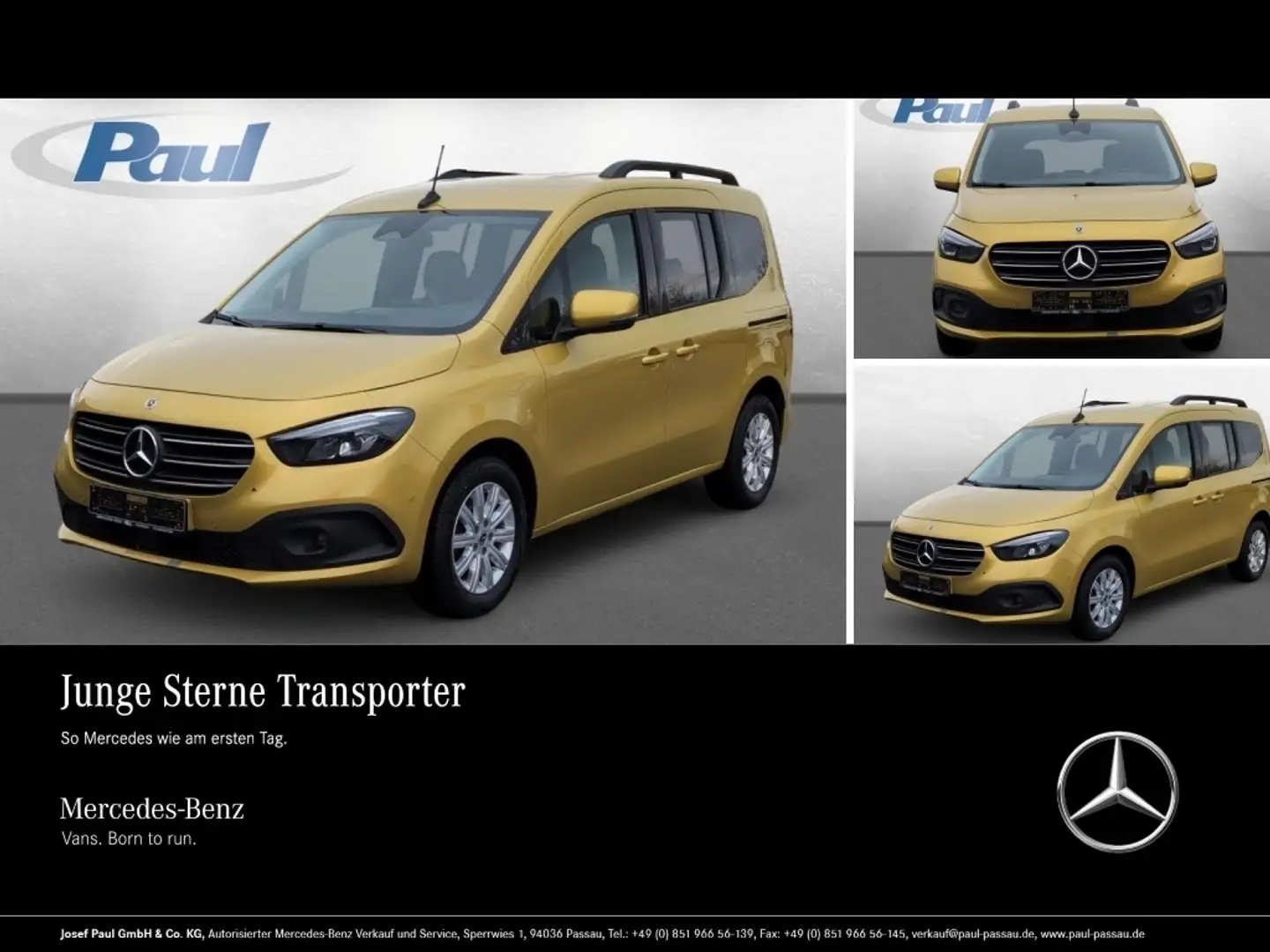 Mercedes-Benz T-Class T 180 Style LED+Navi+Keyless-GO+Tempomat+Kamera Jaune - 1