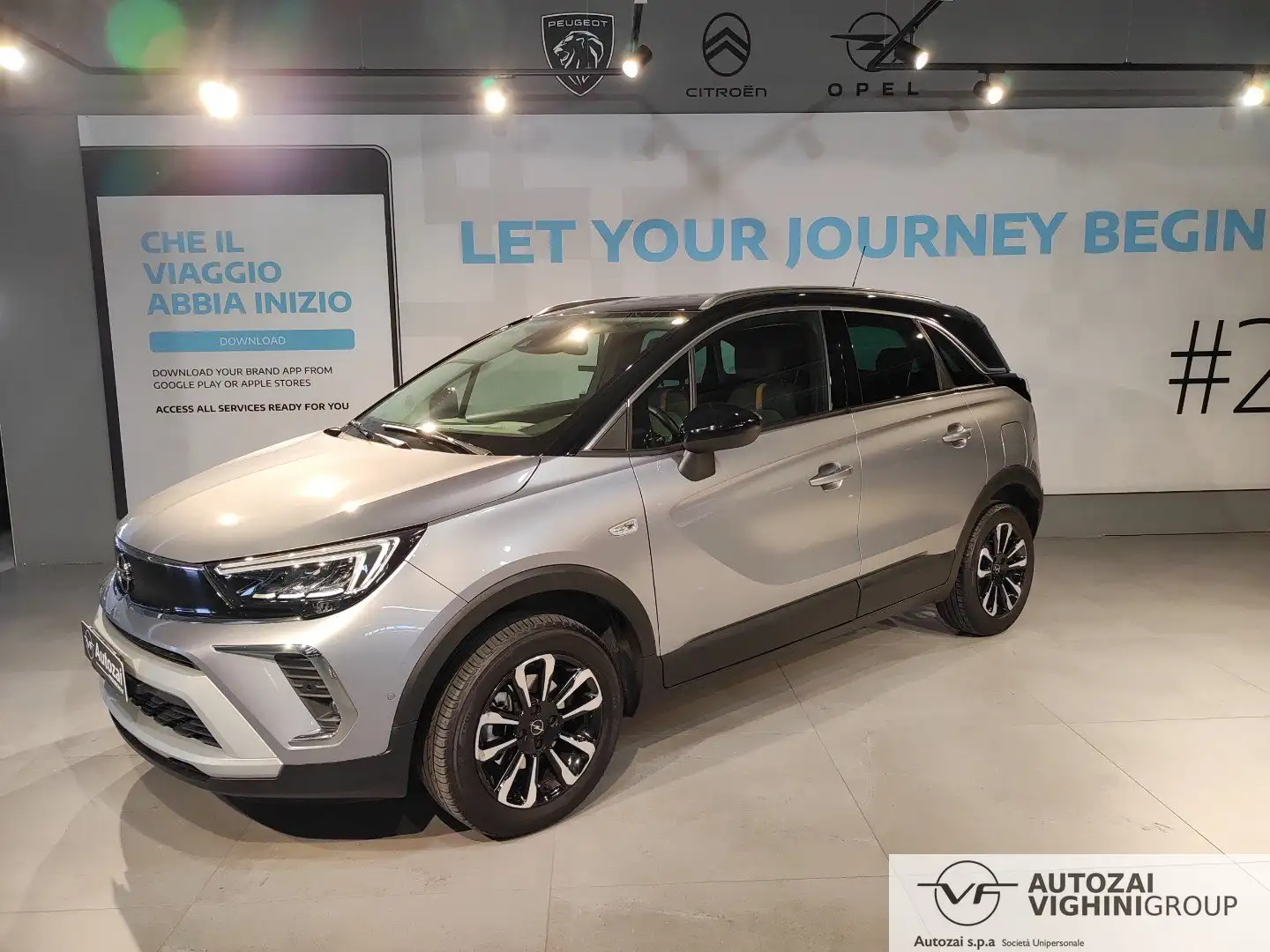 Opel Crossland Crossland 1.2 Turbo 12V 130 CV aut. Start&Stop El Grigio - 1