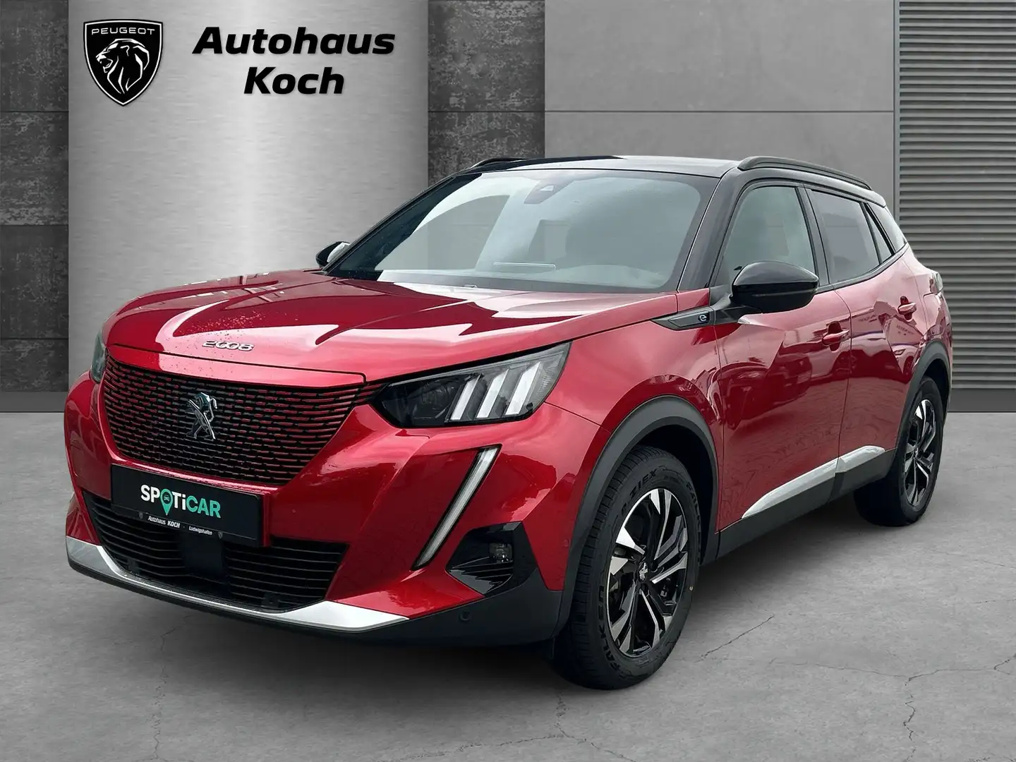 Peugeot e-2008 2008 Elektro GT Rot - 1