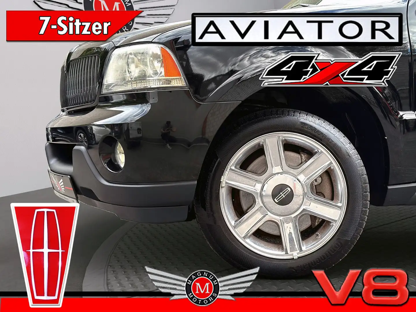 Lincoln Aviator AVIATOR 4.6 V8 DOCH AWD *Aut.*Leder*Schieb.*AHK* Noir - 1