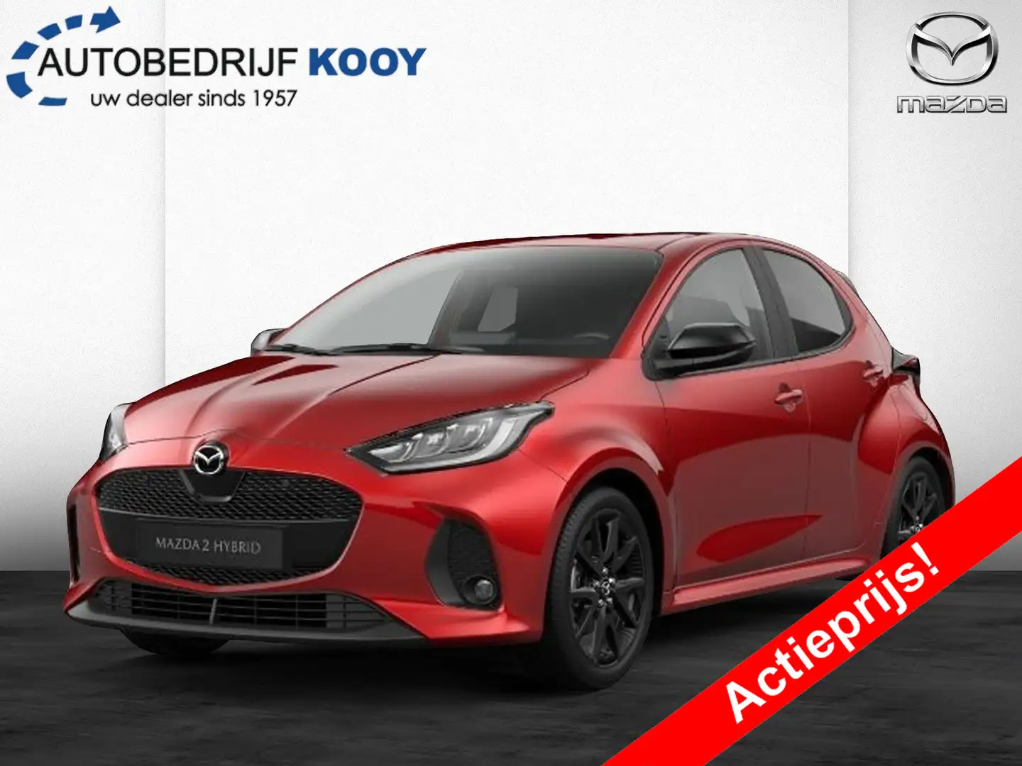 Mazda 2 Hybrid 1.5 116 CVT Homura Rood - 1