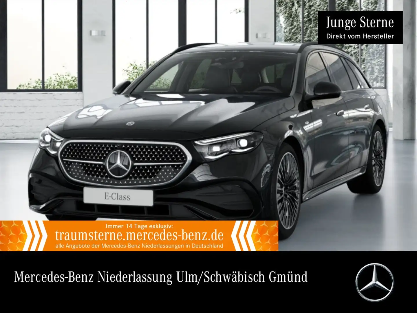 Mercedes-Benz E 300 e T Hybrid AMG 360° Burmester Distr. AHK PTS Schwarz - 1