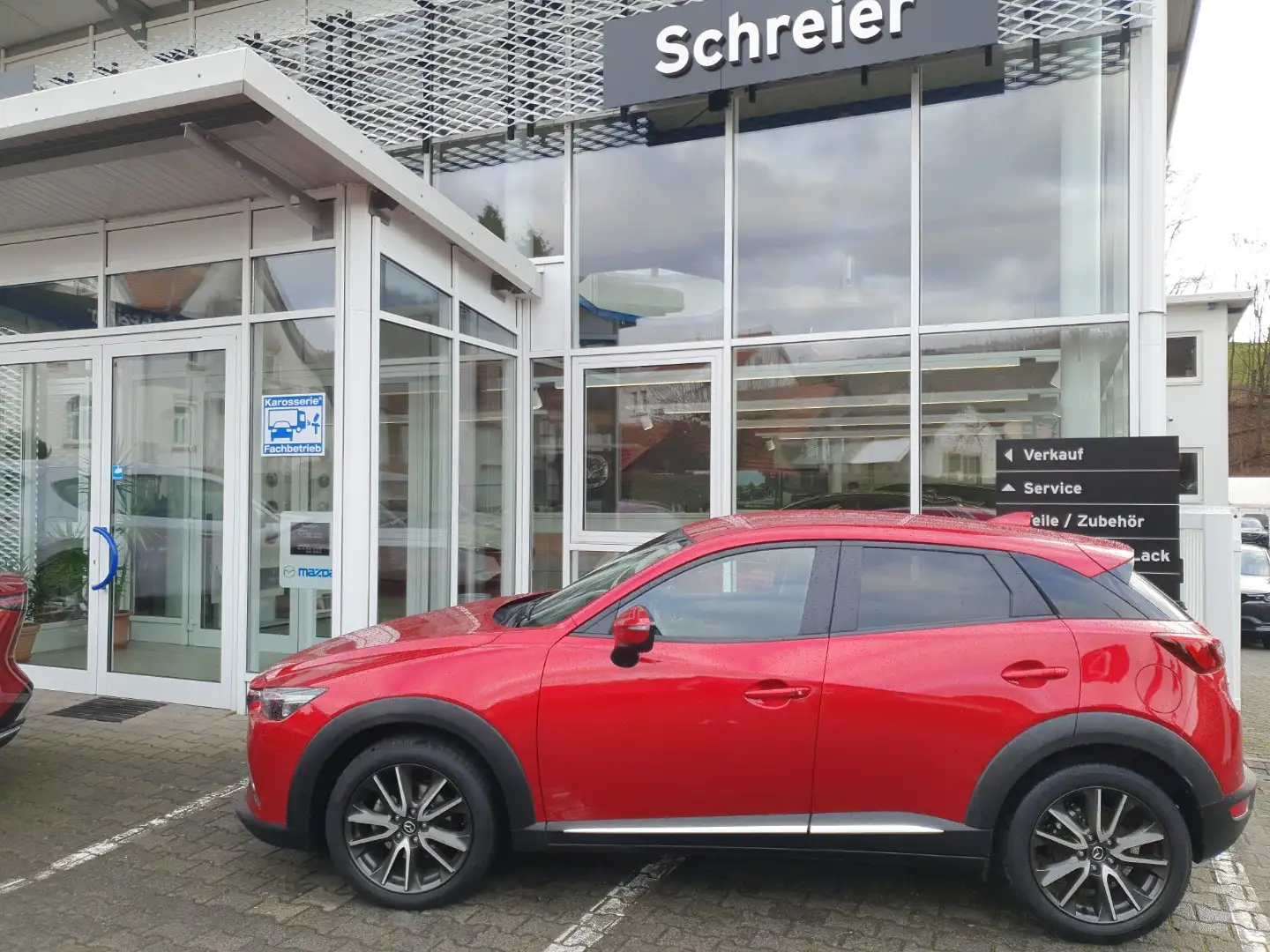 Mazda CX-3 Sports-Line 1.Hand,Garantie Rouge - 1
