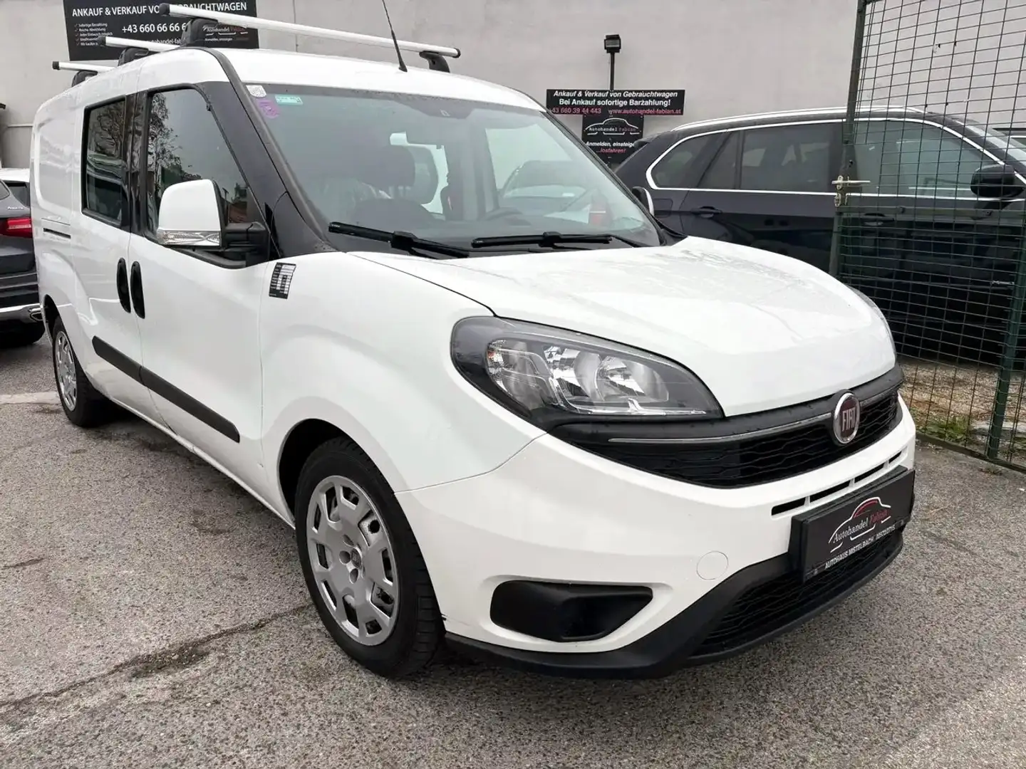 Fiat Doblo SX 1,6 MultiJet 105PS mit PICKERL 06/26 Parkhilfe Weiß - 1