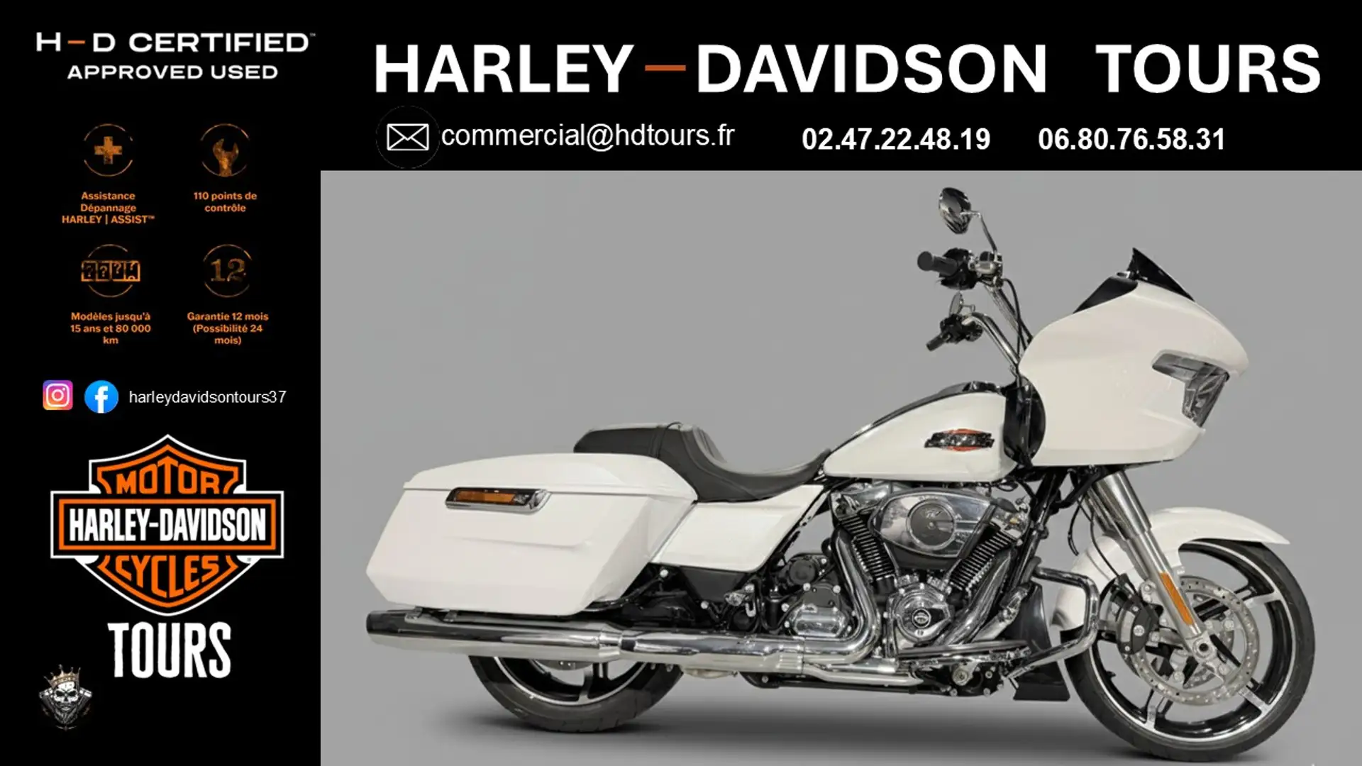 Harley-Davidson Road Glide Blanco - 1