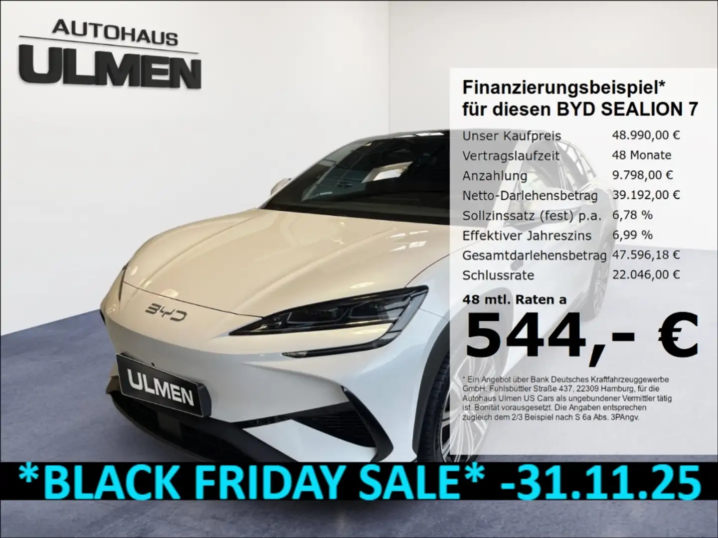 BYD Sealion 7 Design AWD 530PS Pano 20Zoll Top Ausstattung Blanc - 1