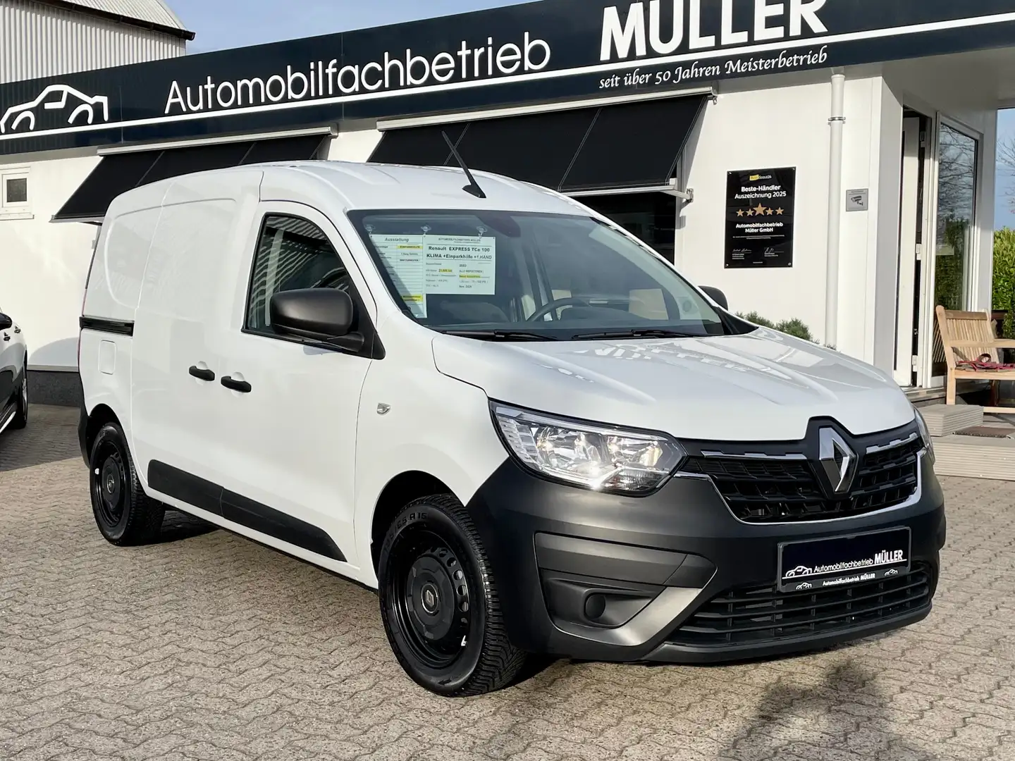 Renault Express TCe 100 "KLIMA"+PDC+1.Hand+Insp.NEU+TOPZUSTAND ! Weiß - 1