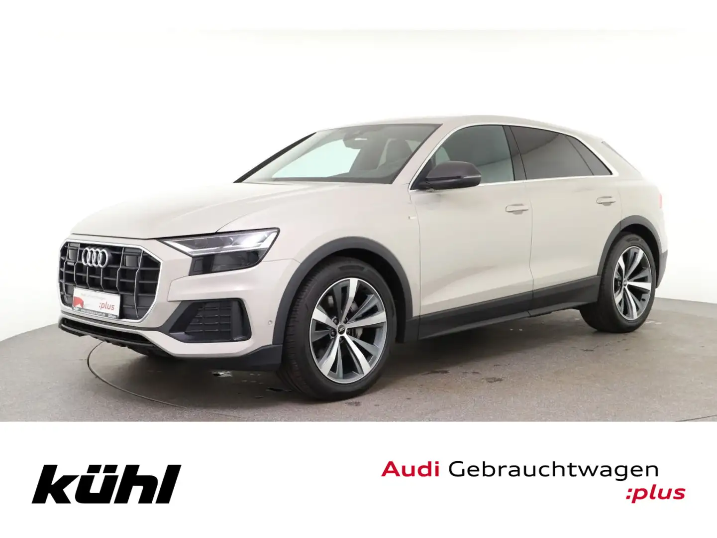Audi Q8 50 TDI Q Tip S line Luft/Navi+/B&O/21"/AHK/Ka Beige - 1