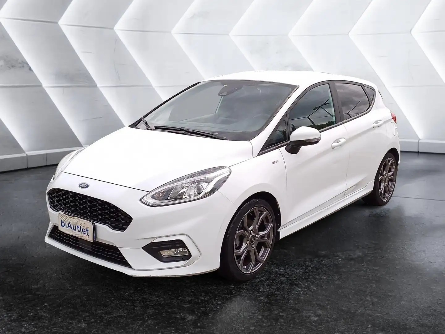 Ford Fiesta 5p 1.5 tdci ST-Line 85cv my18 Blanc - 1
