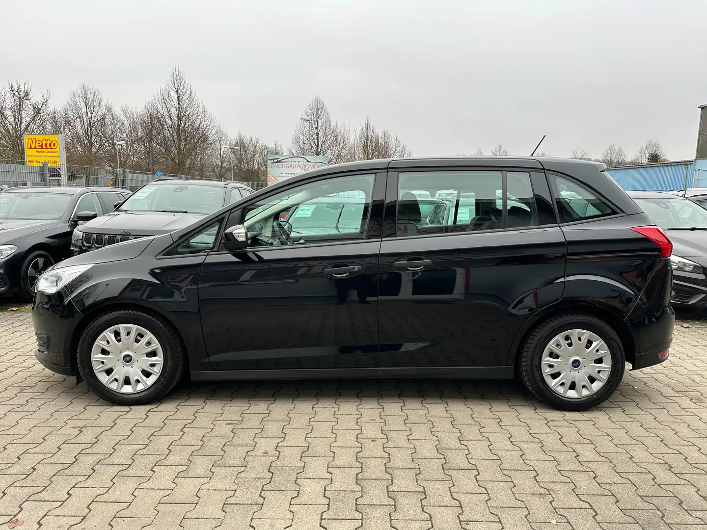 Ford Grand C-Max 1.0 EcoBoost*Klima*Tempo*nur 54 TKm Schwarz - 2