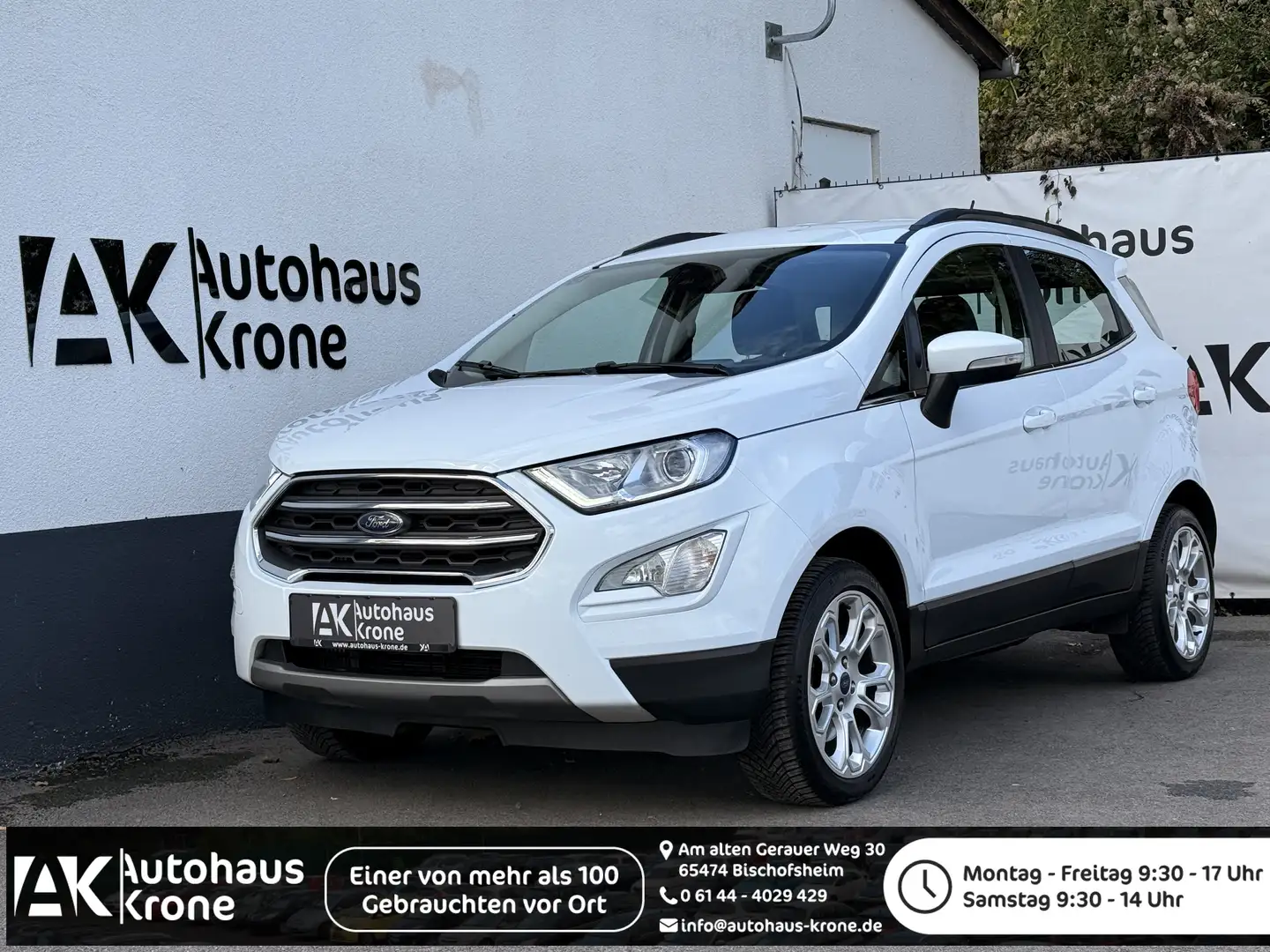 Ford EcoSport 1.0 EcoBoost Titanium *WINTER-PAKET* PDC*ANDROID Blanc - 1