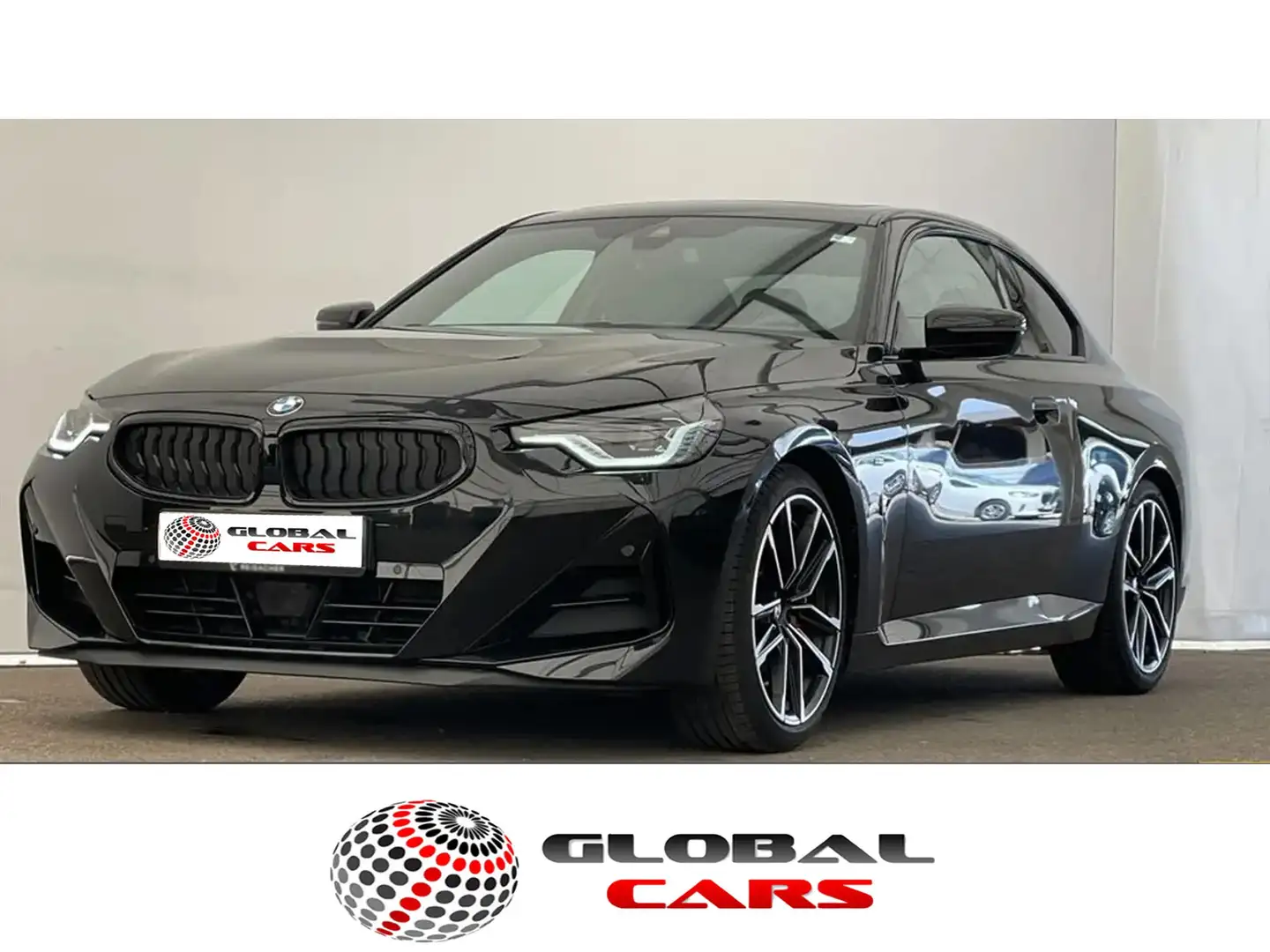 BMW 230 230i Coupe Msport Pro/H-Up/ACC/Panor/H-Kardon/19 Noir - 1