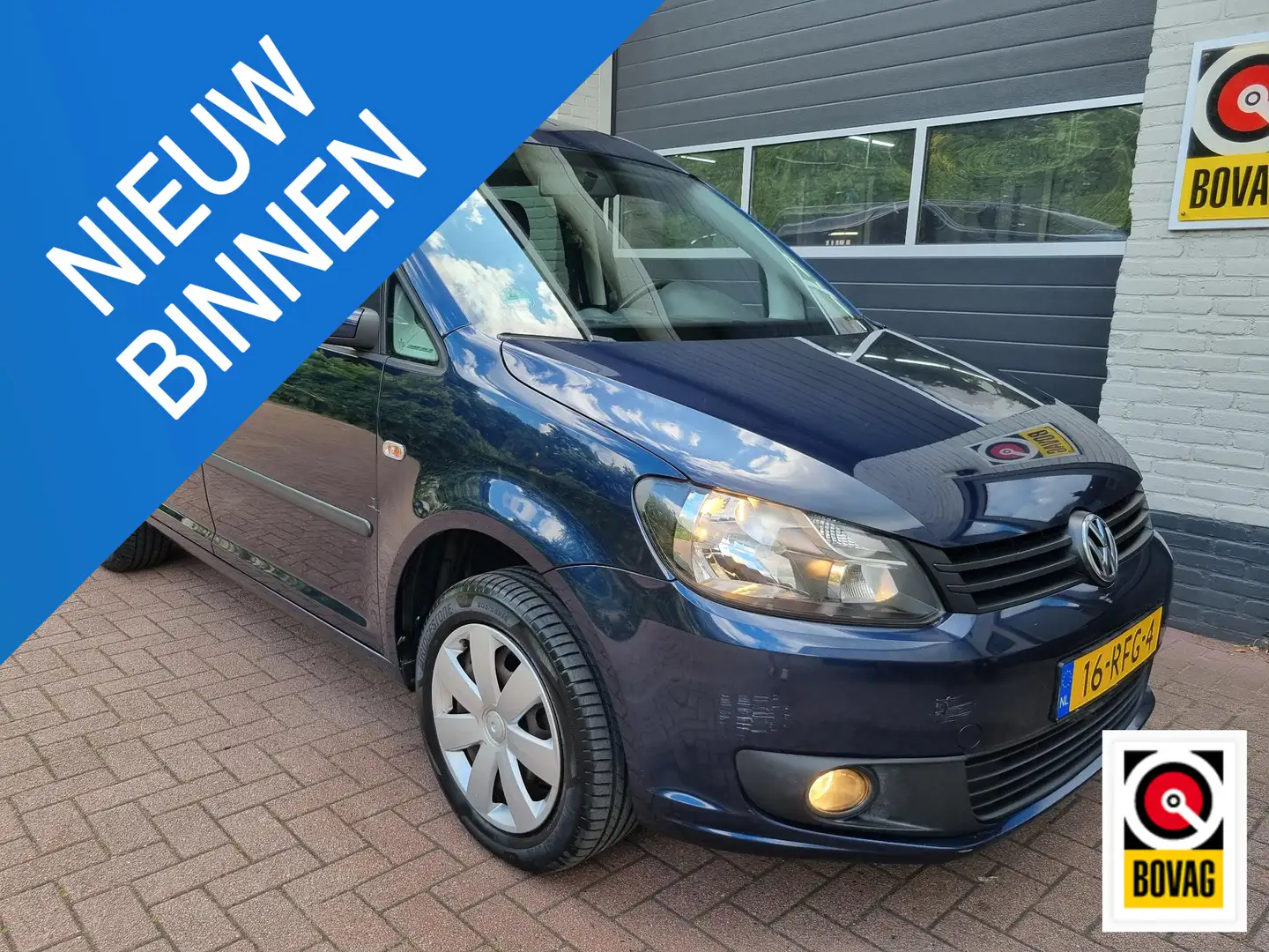 Volkswagen Caddy 1.2 TSI AIRCO / NAVI / CRUISE / TREKHAAK Blauw - 1