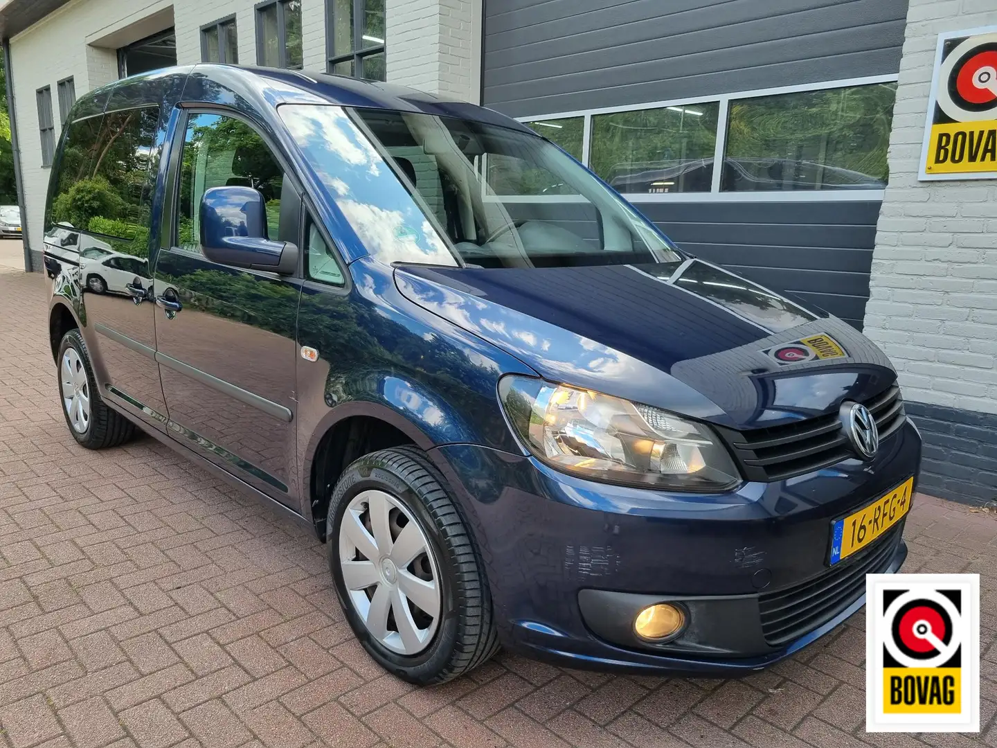 Volkswagen Caddy 1.2 TSI AIRCO / NAVI / CRUISE / TREKHAAK Bleu - 1