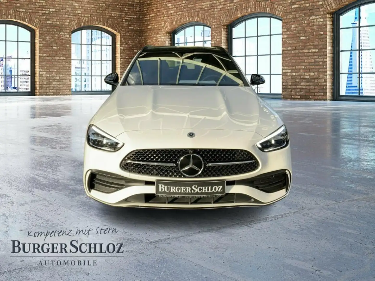 Mercedes-Benz C 300 T de AMG Pano Night SpurW S-Sitz W-Paket Weiß - 2