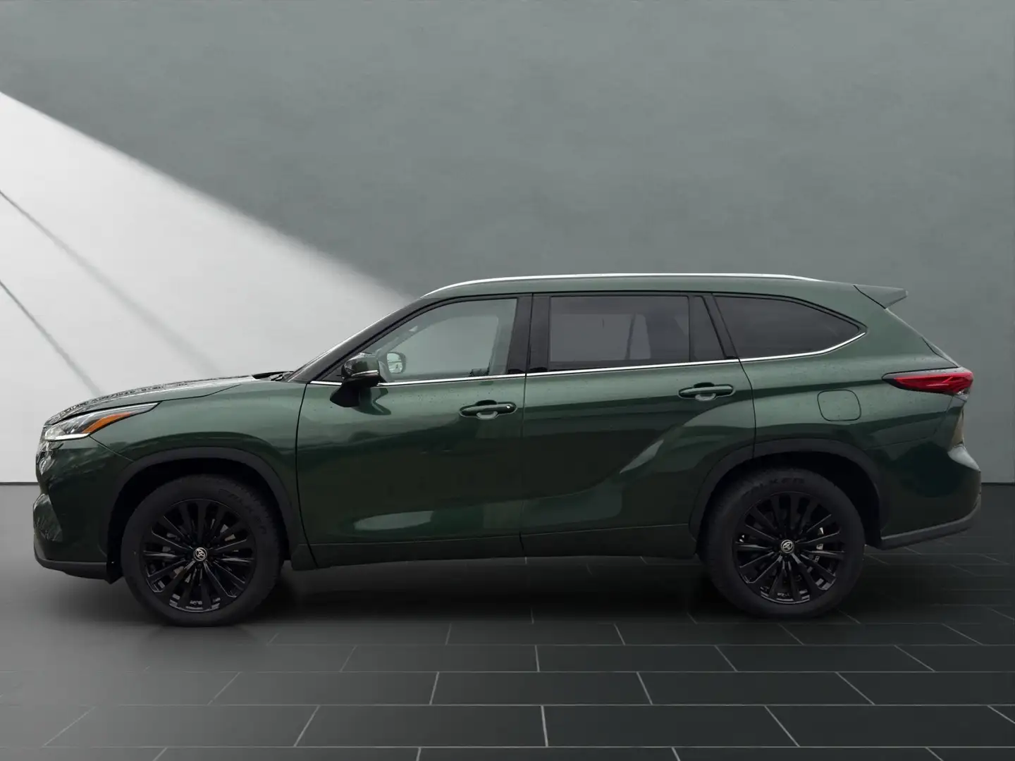Toyota Highlander Hybrid Luxury 7 SITZER+LEDER+HuD+JBL Grün - 2