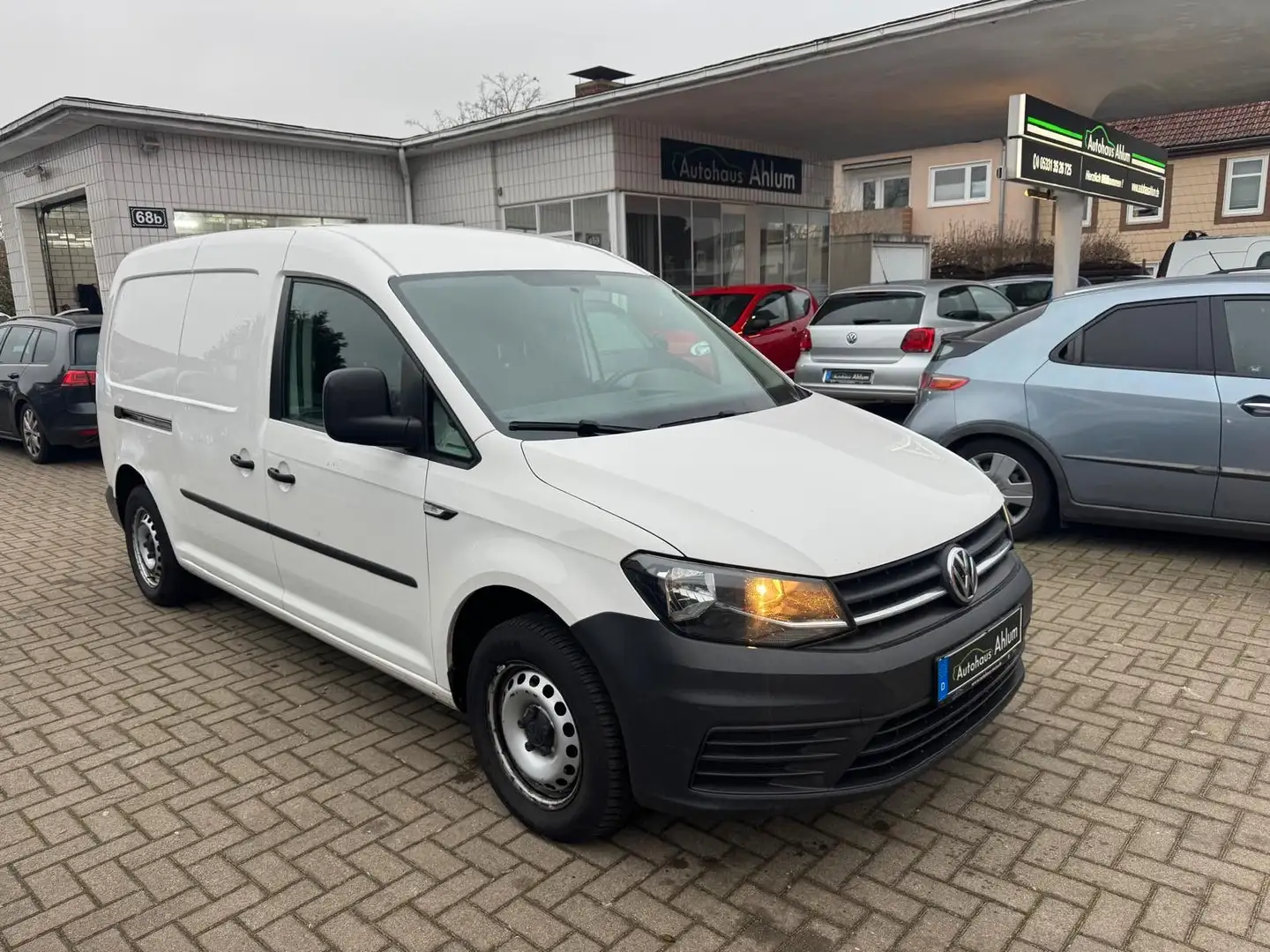 Volkswagen Caddy Nfz Maxi Kasten Klima AHK Zahnriemen Neu Weiß - 1