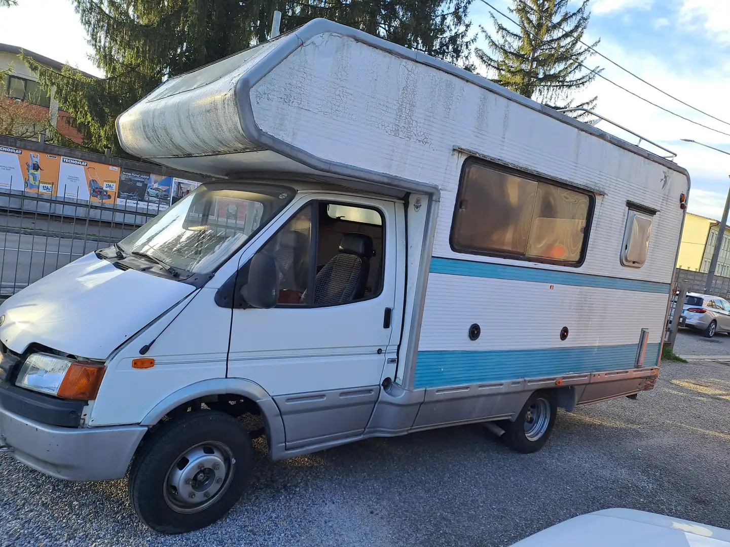 Ford transit camper 2.5 diesel gemellato Bianco - 1