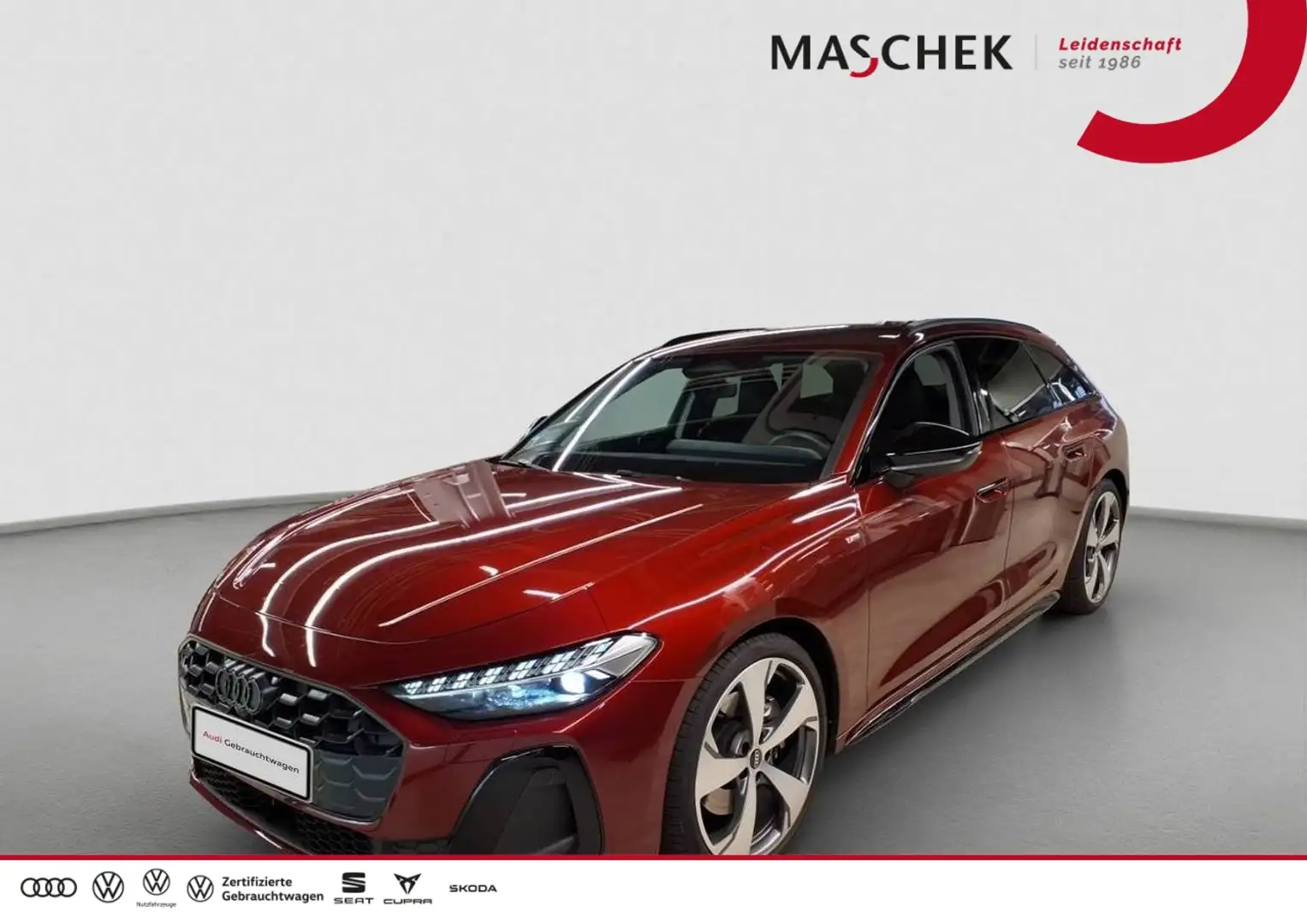 Audi A5 Avant S line TDI S tronic R-Cam ACC OptikBlack Sit Rouge - 1