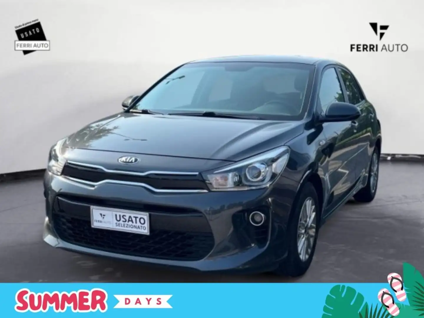 Kia Rio 1.2 MPi Evolution Gris - 1