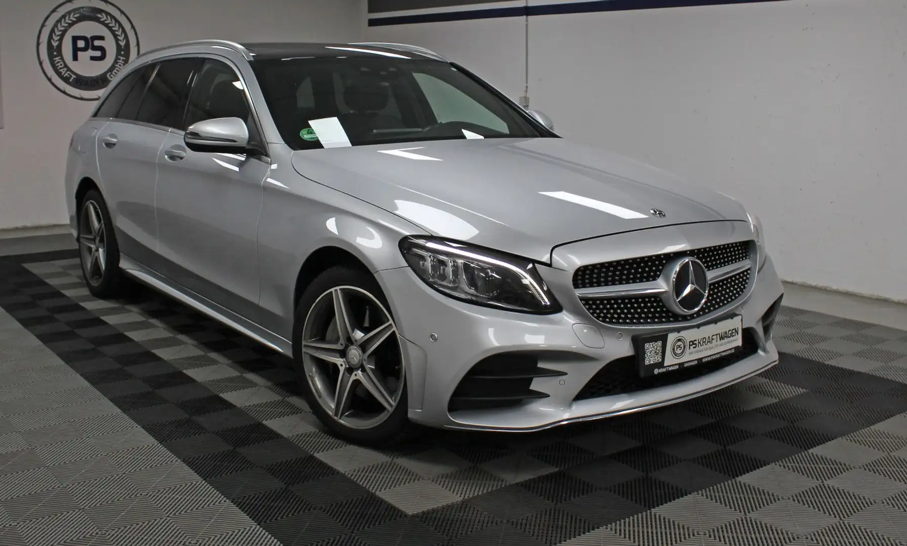 Mercedes-Benz C 300 d 4Matic AMG AHK - NUR AN GEWERBE & EXPORT Silber - 2