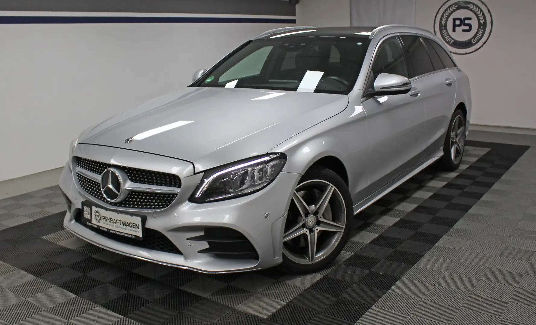 Mercedes-Benz C 300 d 4Matic AMG AHK - NUR AN GEWERBE & EXPORT Silber - 1
