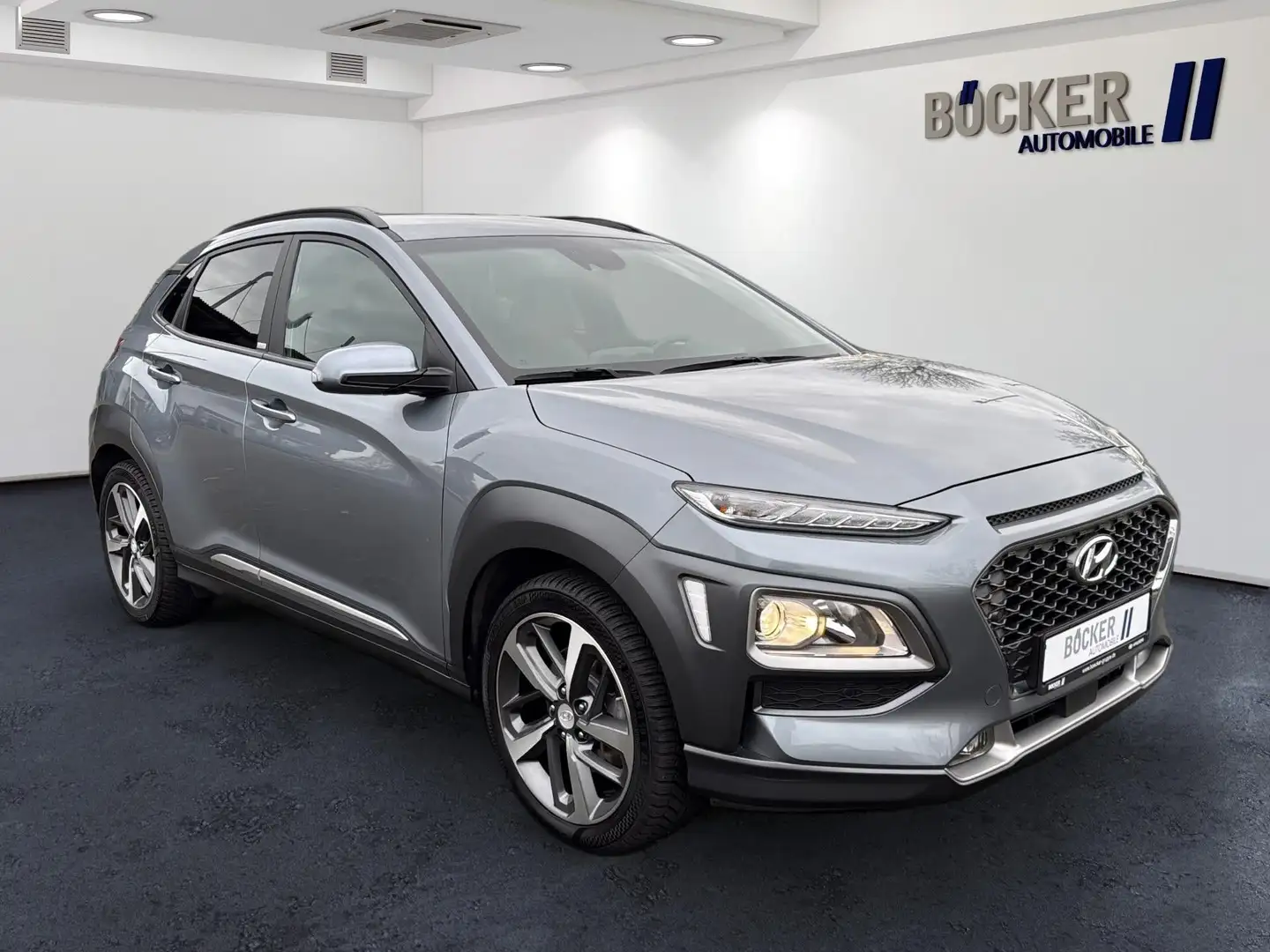 Hyundai KONA 1.6 CRDi 2WD Style AHK KRELL HUD TWA Navi Silber - 2