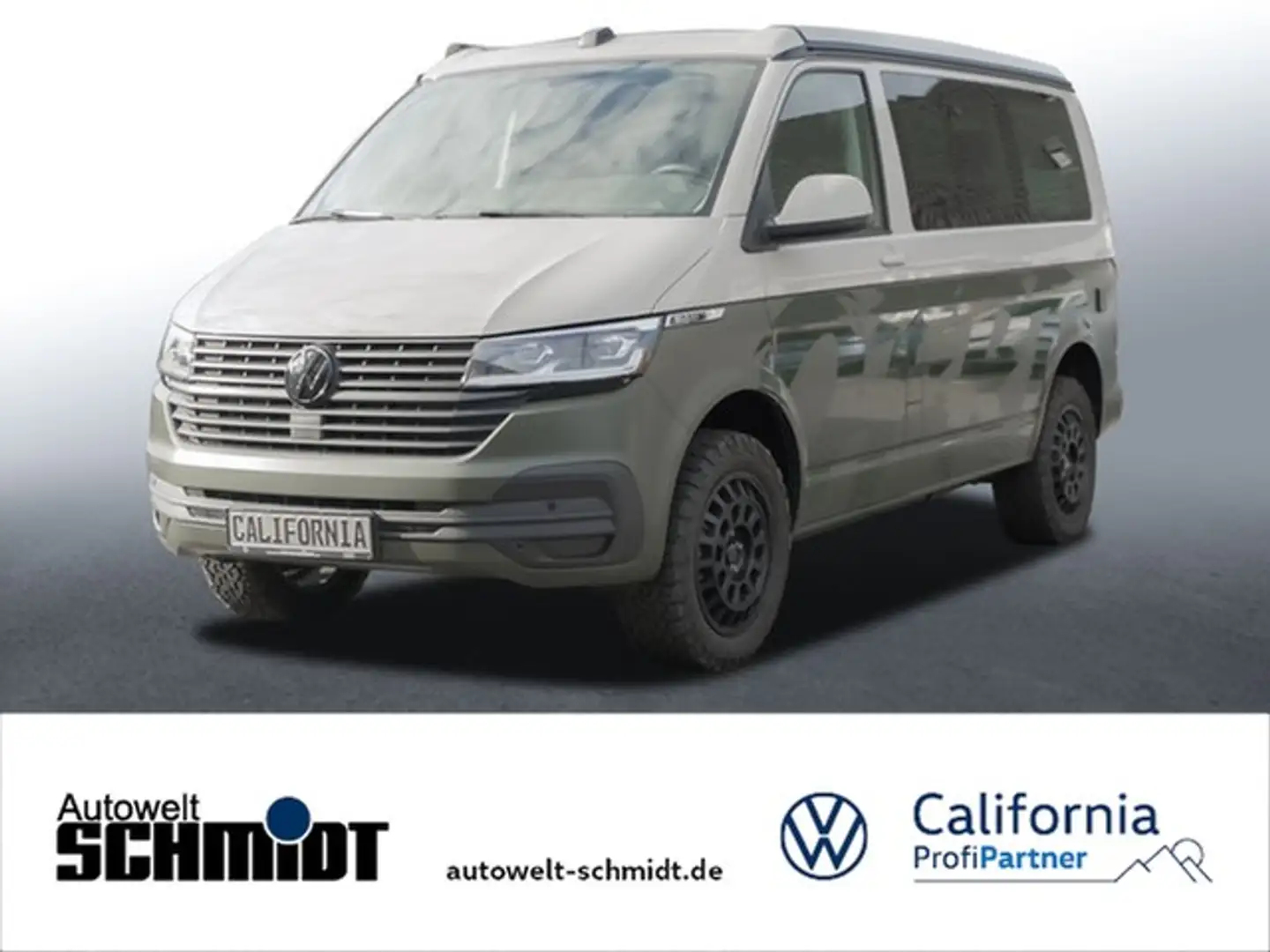 Volkswagen T6 California Beach Camper 2,0 TDI Offroad Edition - Folierun... Grün - 1