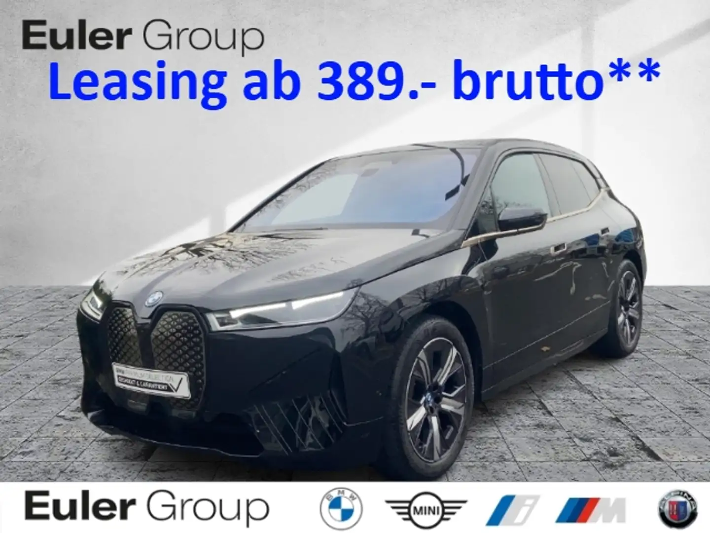 BMW iX xDrive 40 M-Sport AHK 21'' Iconic Laser DA-Prof PA Schwarz - 1