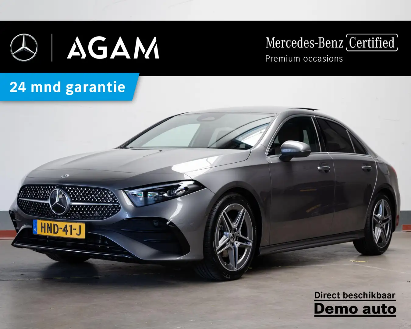 Mercedes-Benz A 180 Limousine Business Solution AMG Grijs - 1