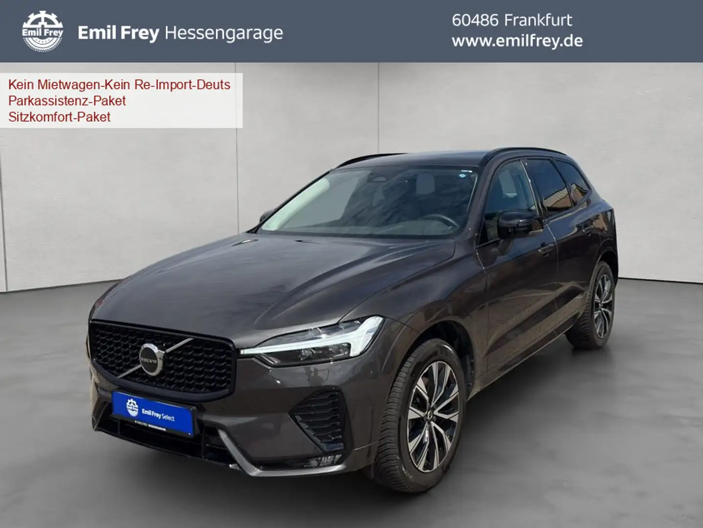 Volvo XC60 XC60 B4 AWD Plus-Dark Aut ACC BLIS Leder AHK Grau - 1