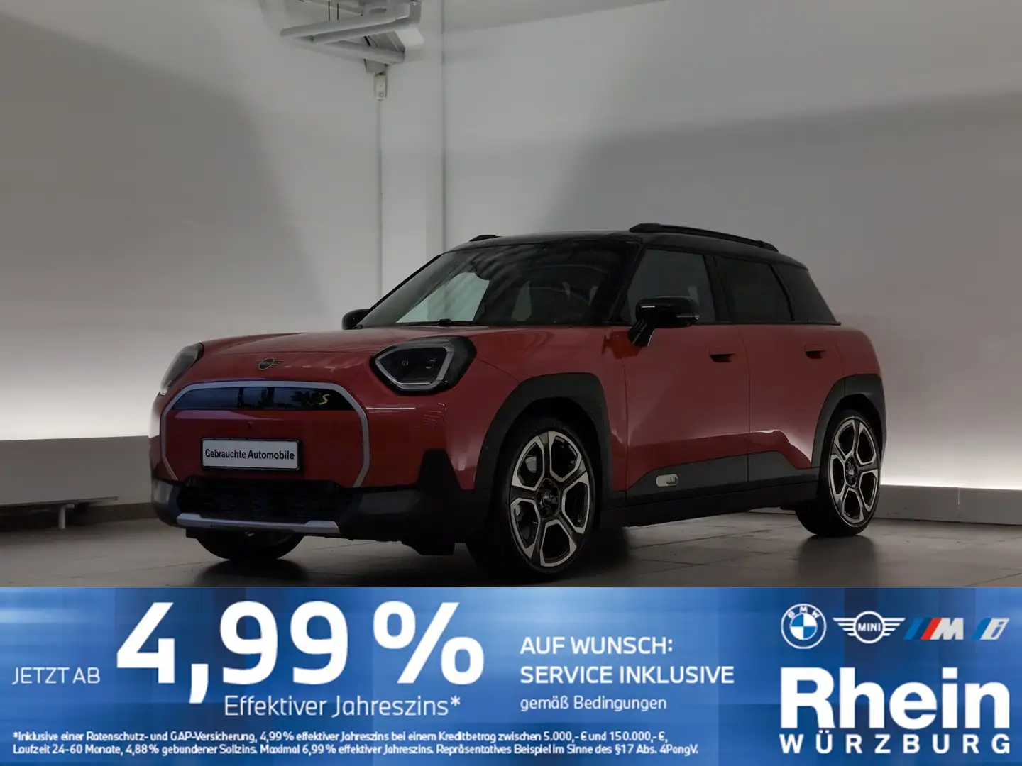 MINI Aceman SE Navi/LED/RFK/Pano/HuD/KomfZg/AHK Pano/LRH/SHZ Rot - 1