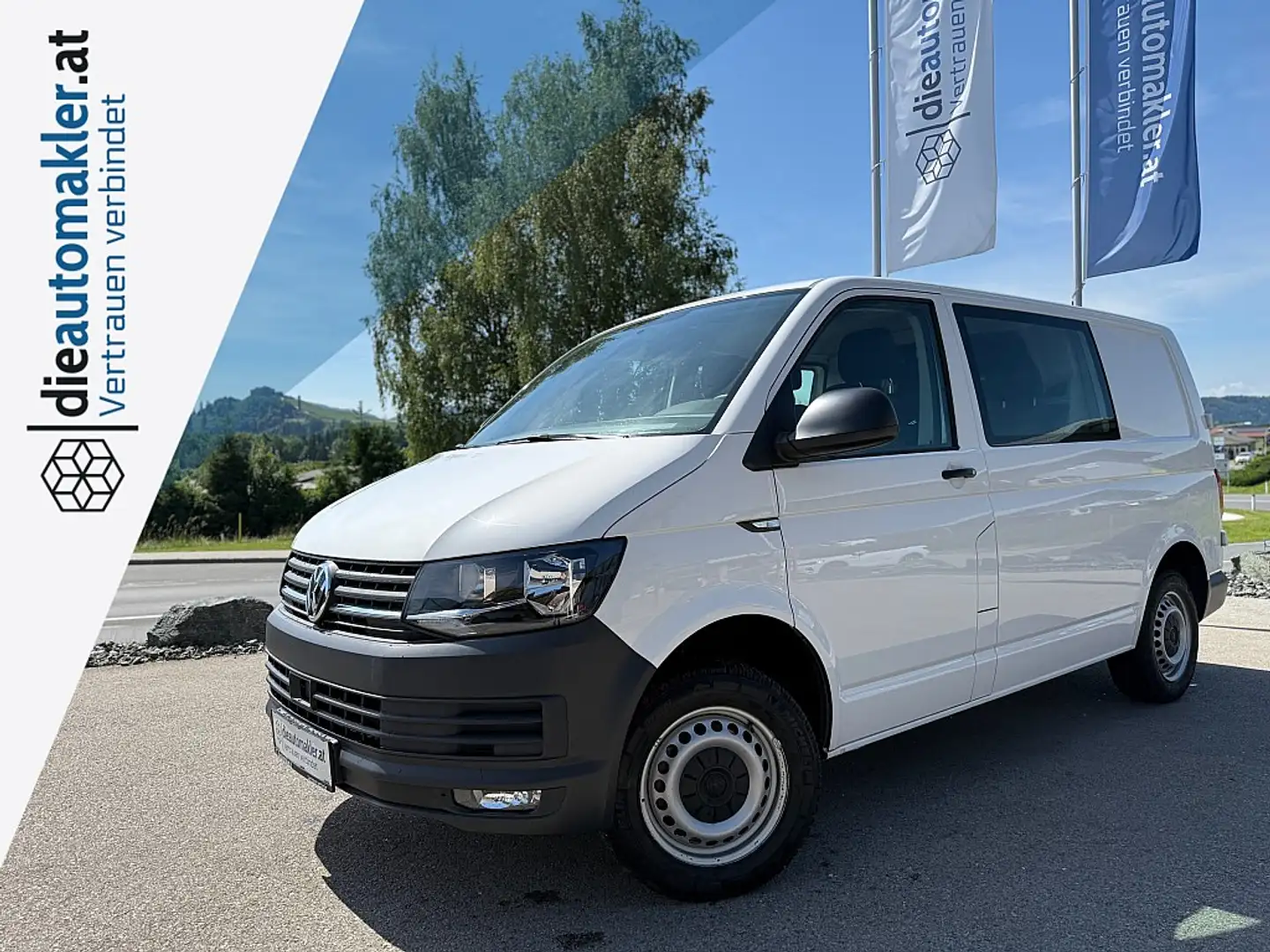 Volkswagen T6 Transporter T6 Doka-Kastenwagen KR 2,0 TDI *NETTO € 24.992,--* Alb - 1