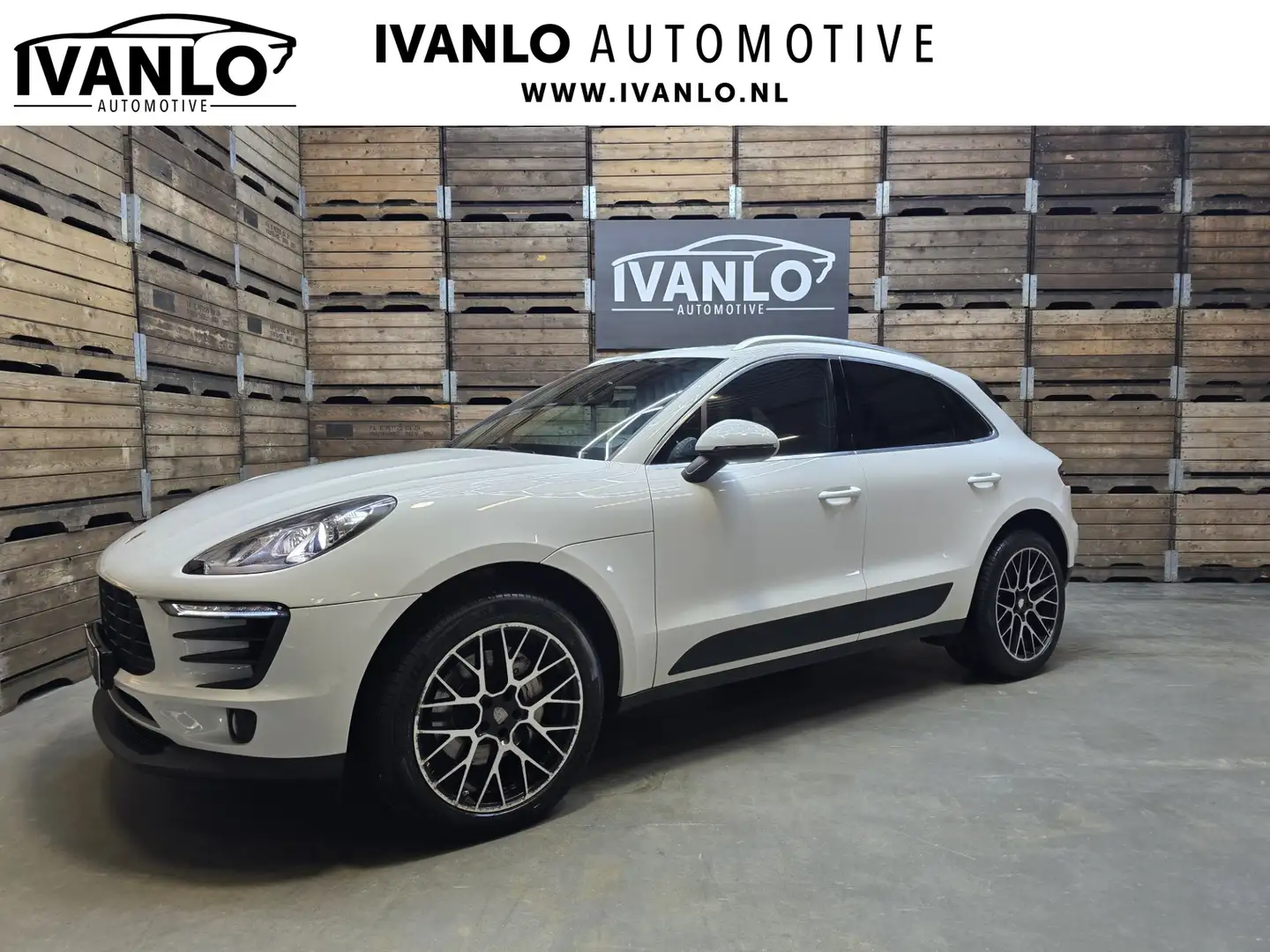 Porsche Macan 3.0 S Pano Leder Luchtvering Camera Navi 20"LM 340 Bianco - 1
