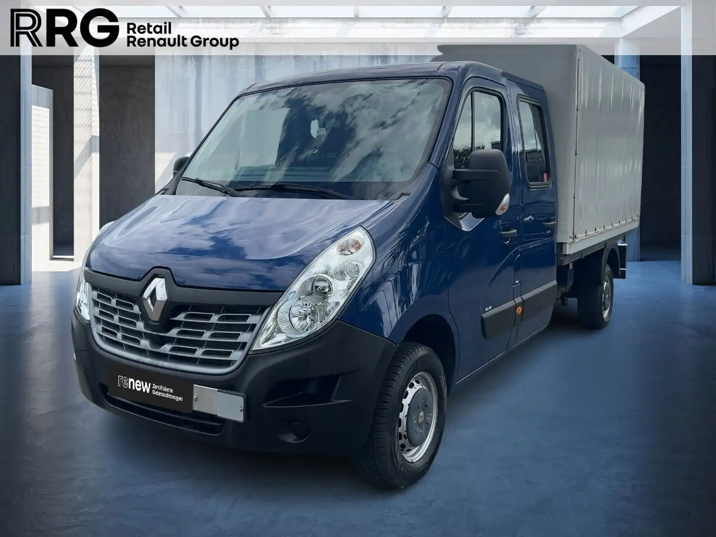 Renault Master Allrad RWD DoKa L3H1 3,5t dCi 130 EUVI Blauw - 1