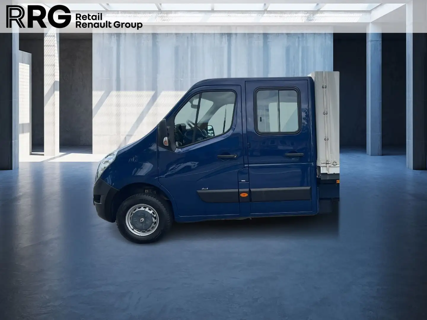 Renault Master Allrad RWD DoKa L3H1 3,5t dCi 130 EUVI Blauw - 2