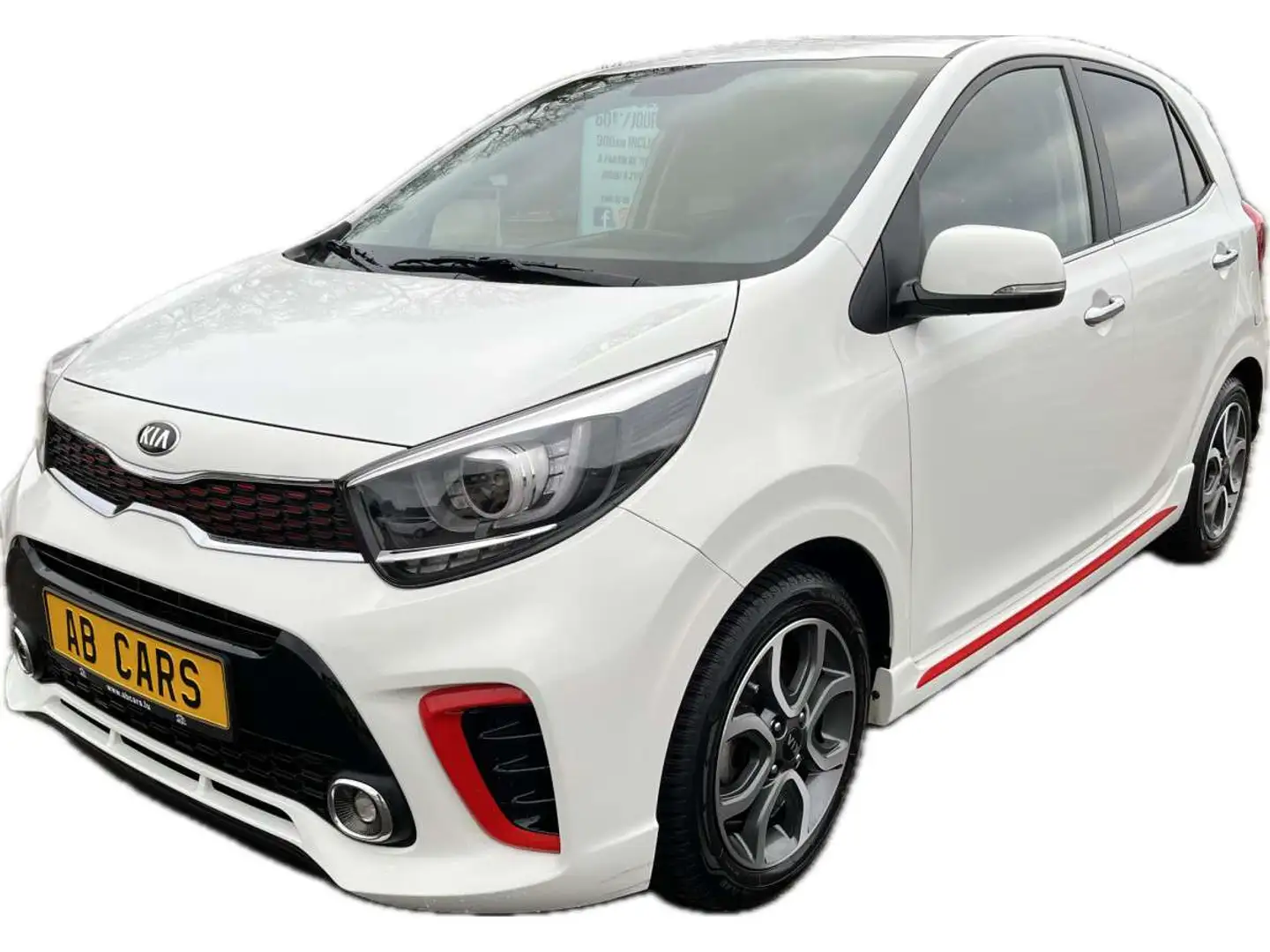 Kia Picanto 1.0i Gt Line Cuir Navi Camera Blanc - 1