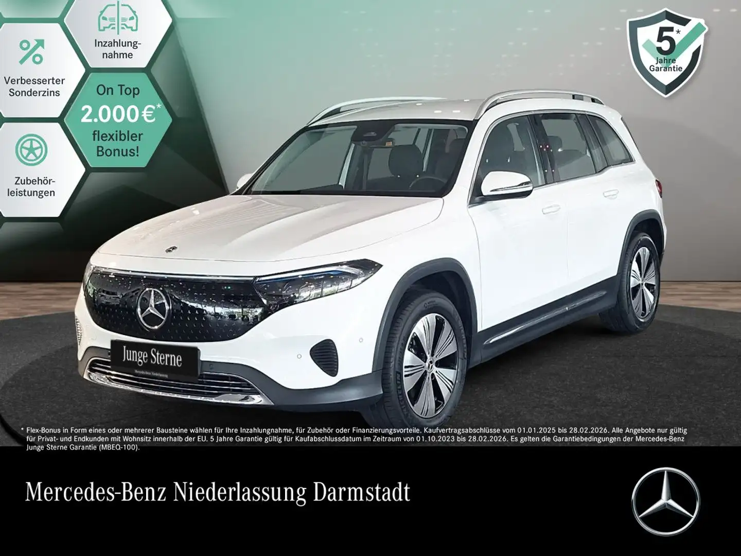 Mercedes-Benz EQB 300 4M PROG+ADVANCED+AHK+KAMERA+SPUR Weiß - 1