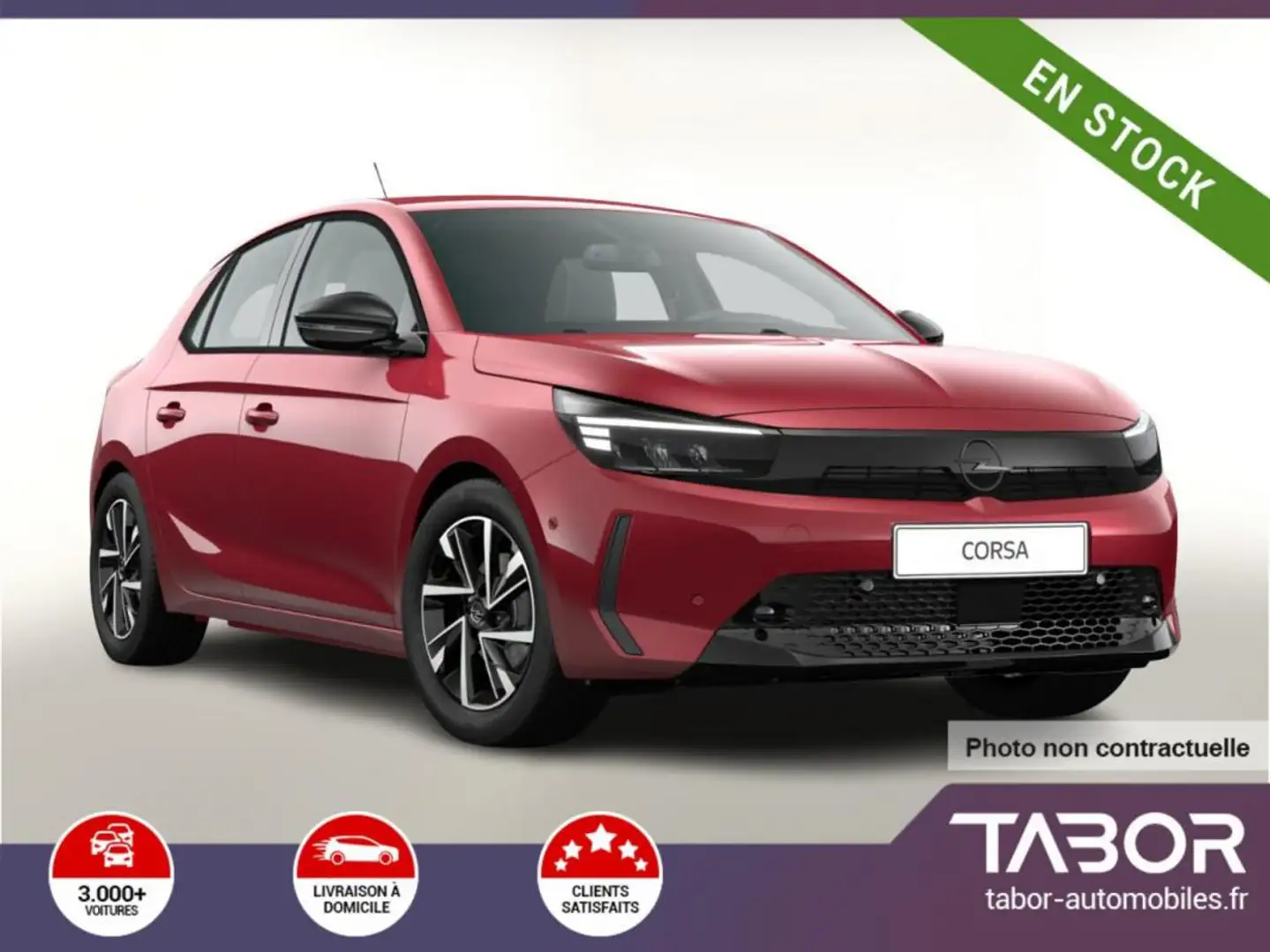 Opel Corsa 1.2 Turbo 100 GS Aut LED 16p cam DAB Rouge - 1
