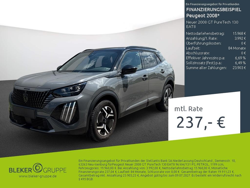 Peugeot 2008 Neuer 2008 GT PureTech 130 EAT8