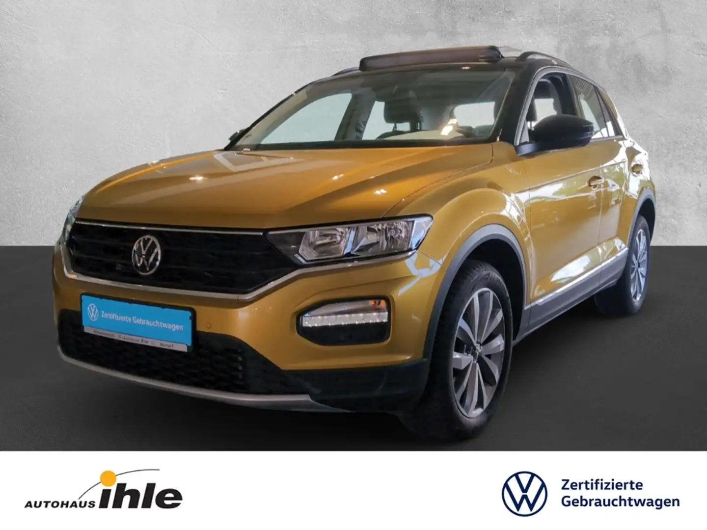 Volkswagen T-Roc Style 1,0 TSI PANO.DACH+NAVI+ACC Jaune - 1