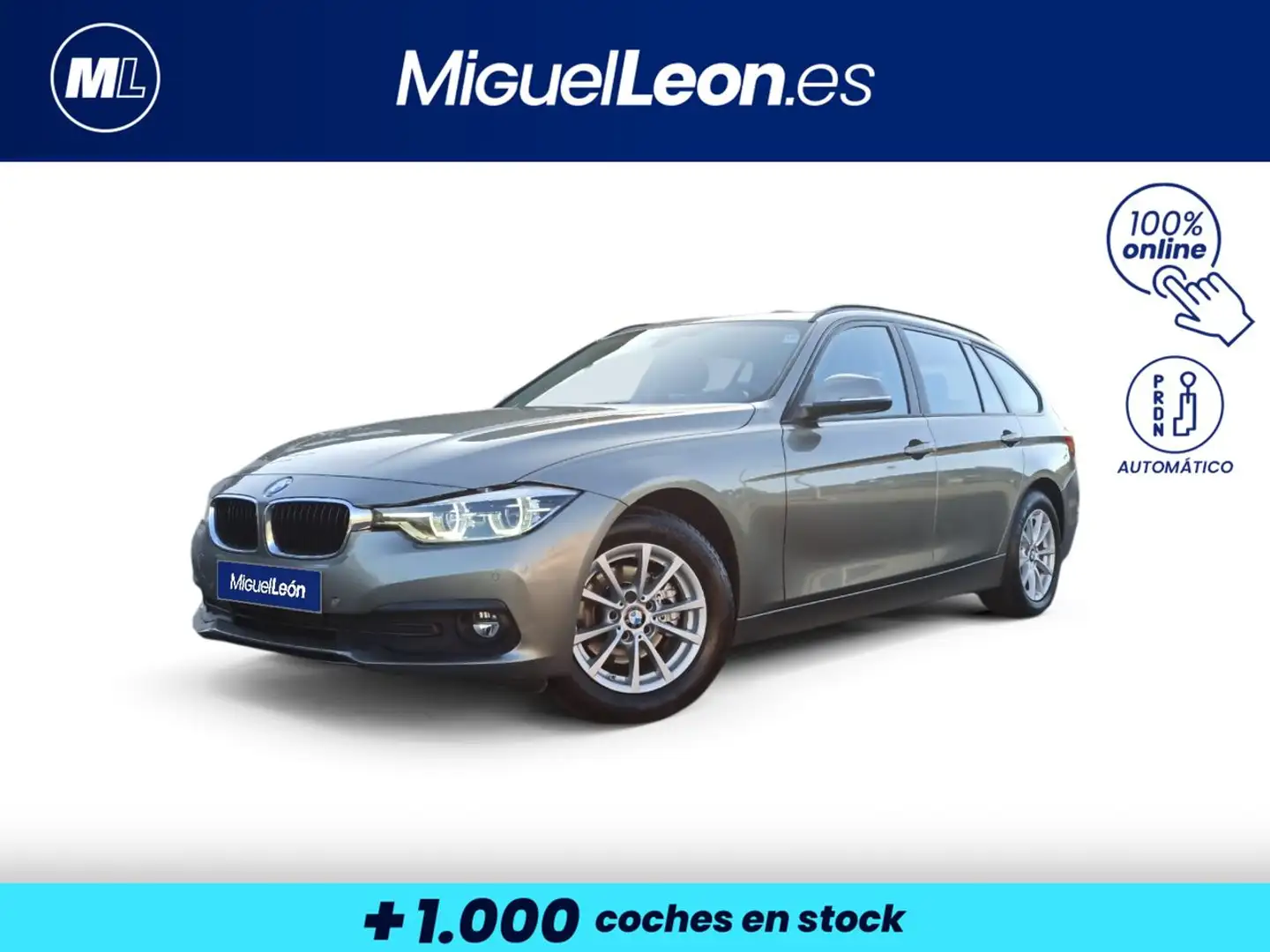 BMW 318 318dA Touring Gris - 1