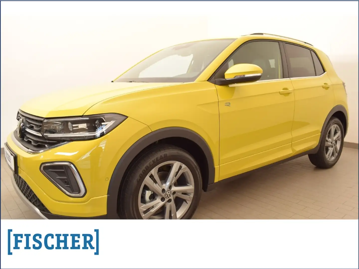 Volkswagen T-Cross 1.5TSI DSG R-Line Matrix Navi Rear View ACC Carpla Gelb - 1