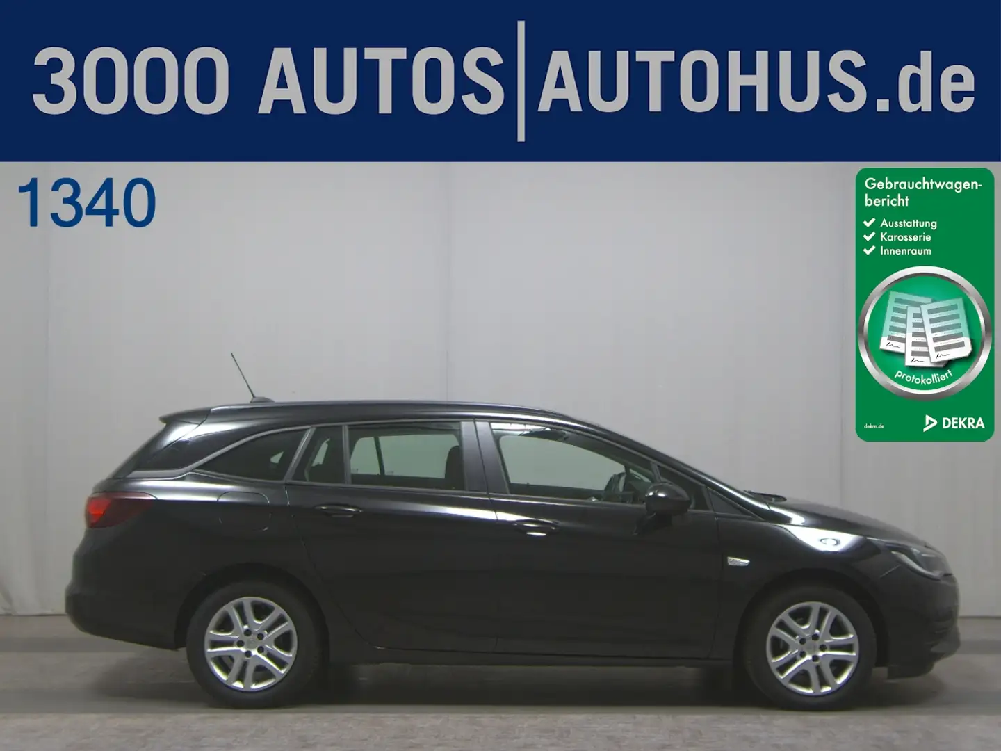 Opel Astra ST 1.5 D  Edition Navi PDC Shz Schwarz - 1