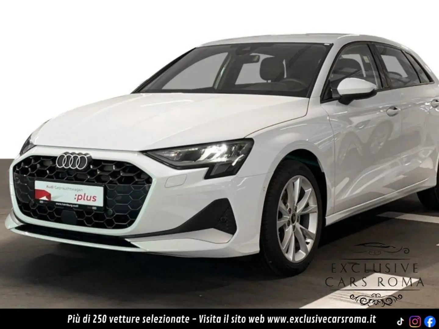 Audi A3 SPB 35 TDI S tronic S line Sline Blanc - 1