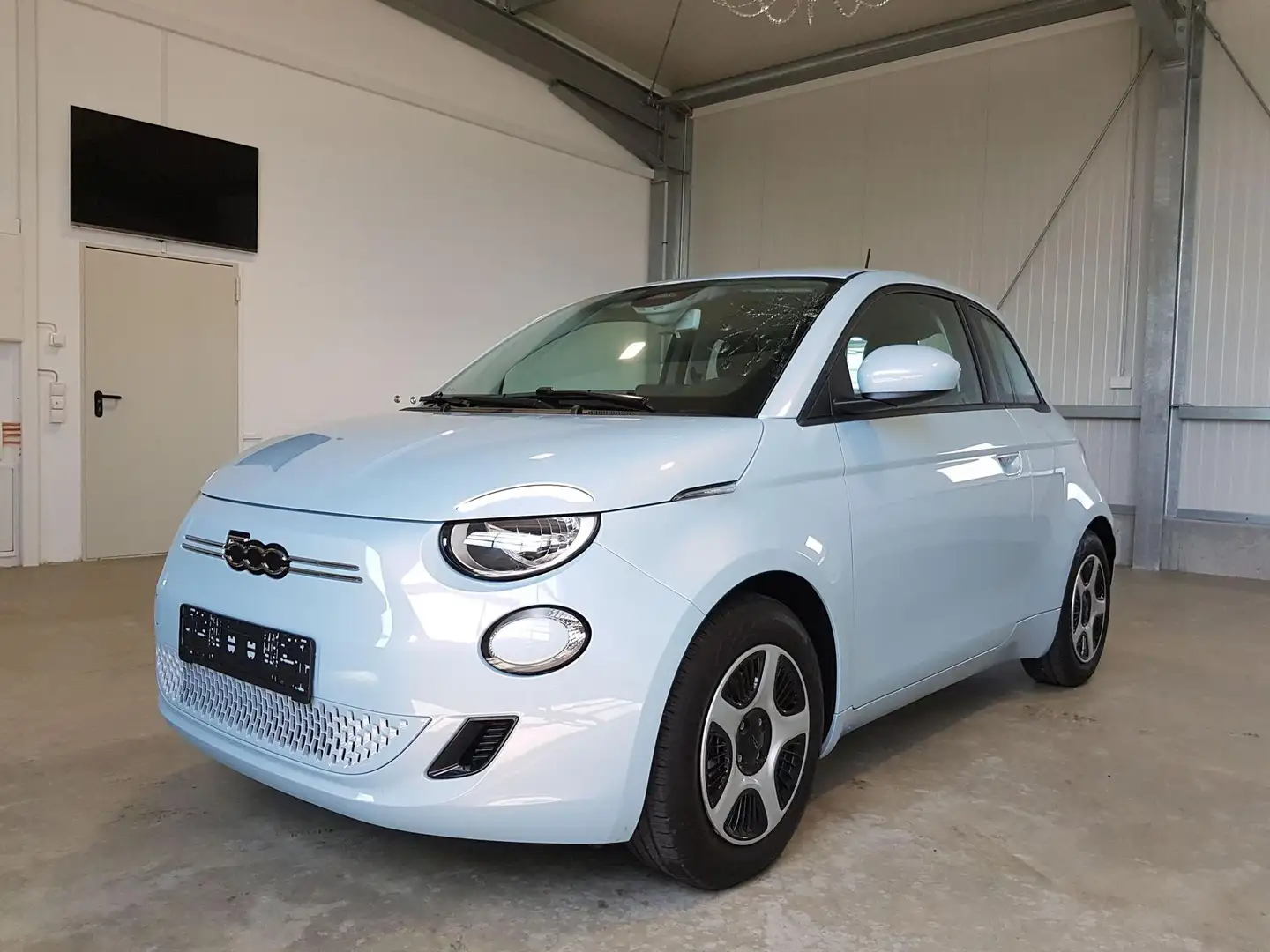 Fiat 500e Passion 95 PS-AndroidAuto-AppleCarPlay-Verkehrs... Blau - 1