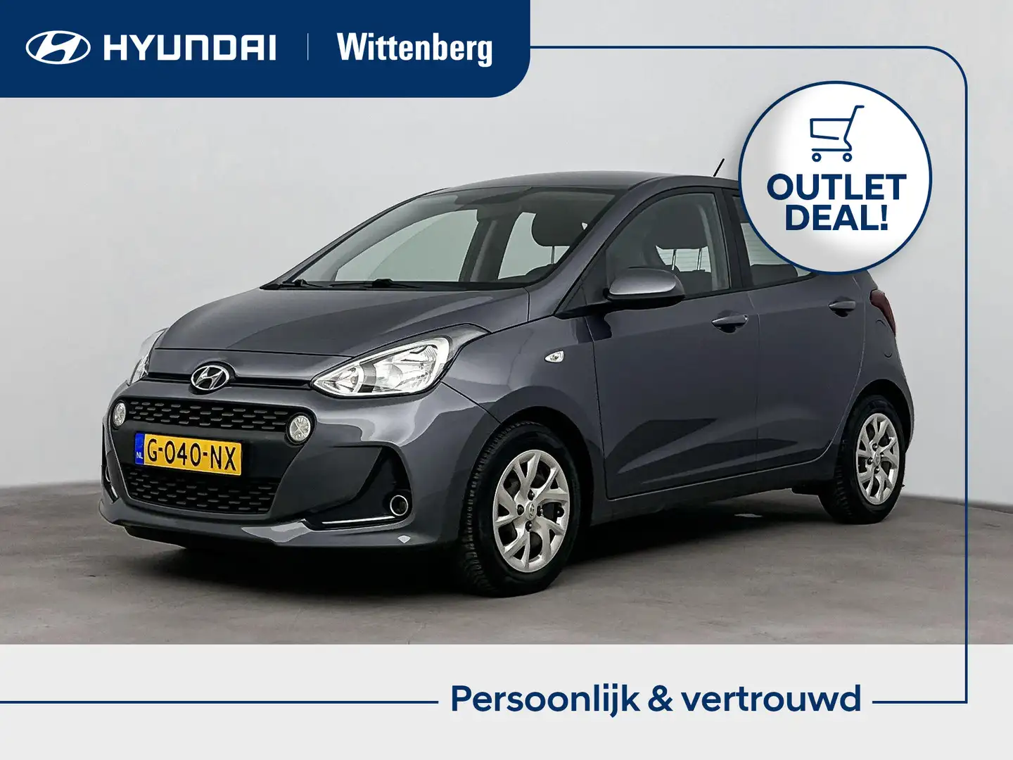 Hyundai i10 1.0i Comfort | 1e eigenaar | Airco | Cruise | Radi Grijs - 1